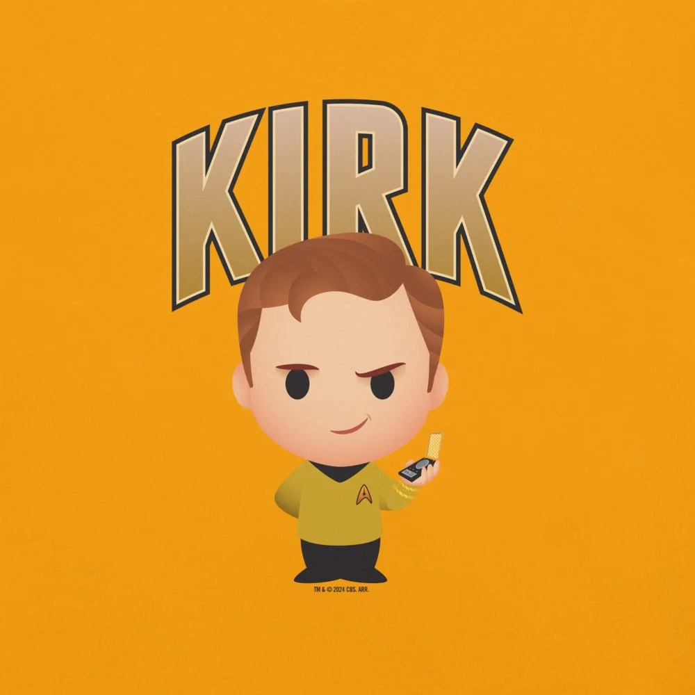 Star Trek: The Original Series Chibi Kirk Unisex T-Shirt - Image 2