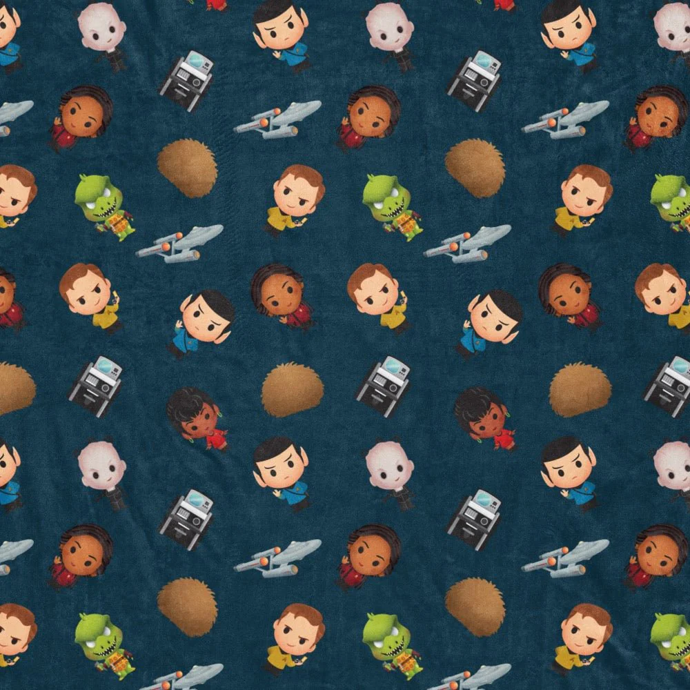 Star Trek: The Original Series Chibi Sherpa Blanket - Image 3