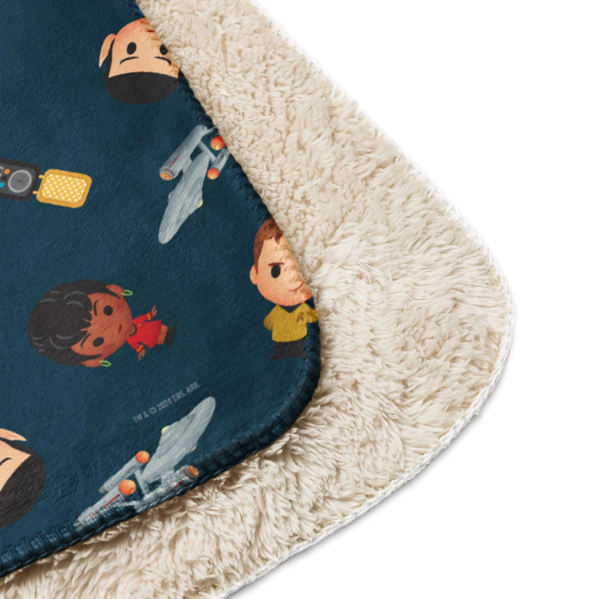 Star Trek: The Original Series Chibi Sherpa Blanket - Image 5