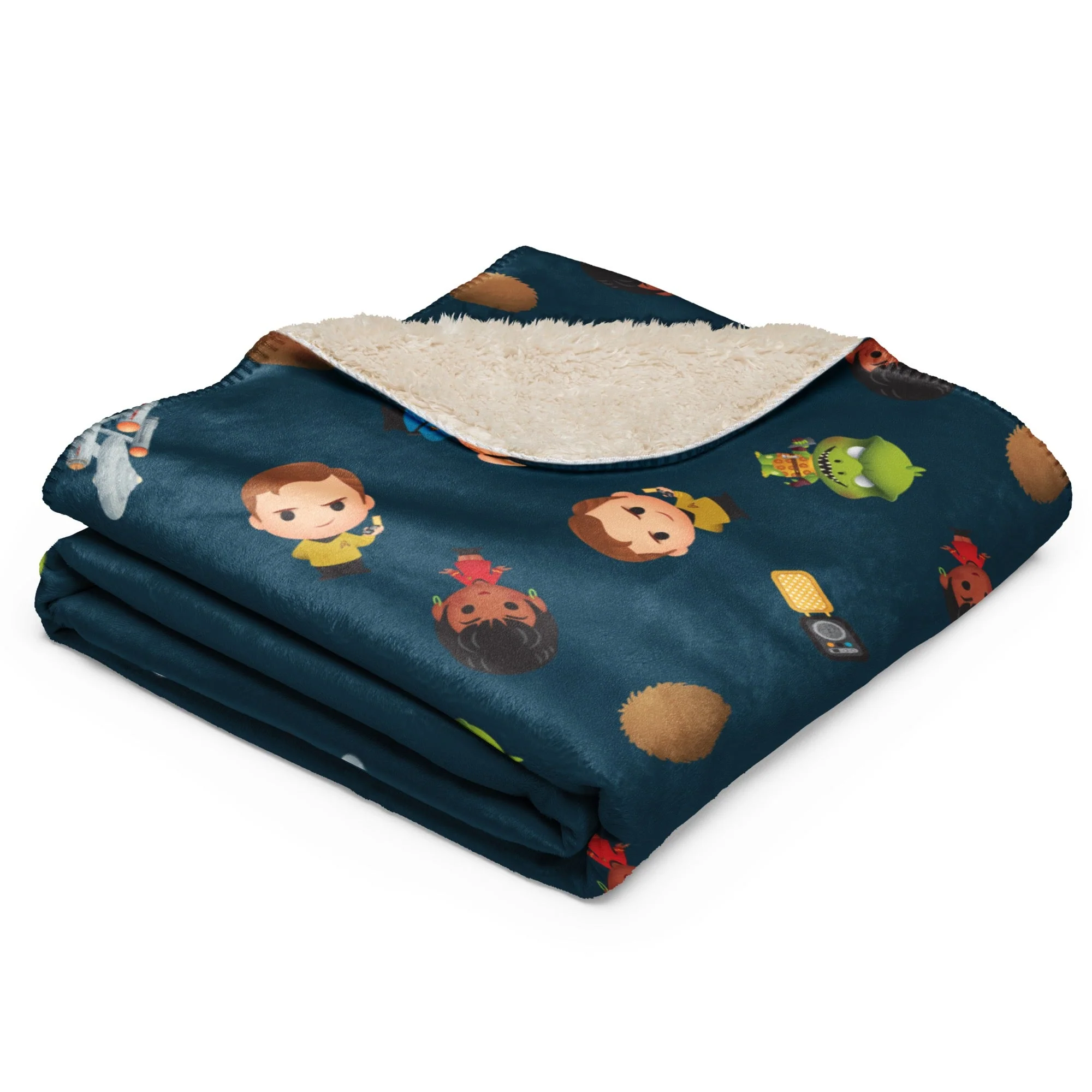 Star Trek: The Original Series Chibi Sherpa Blanket - Image 6