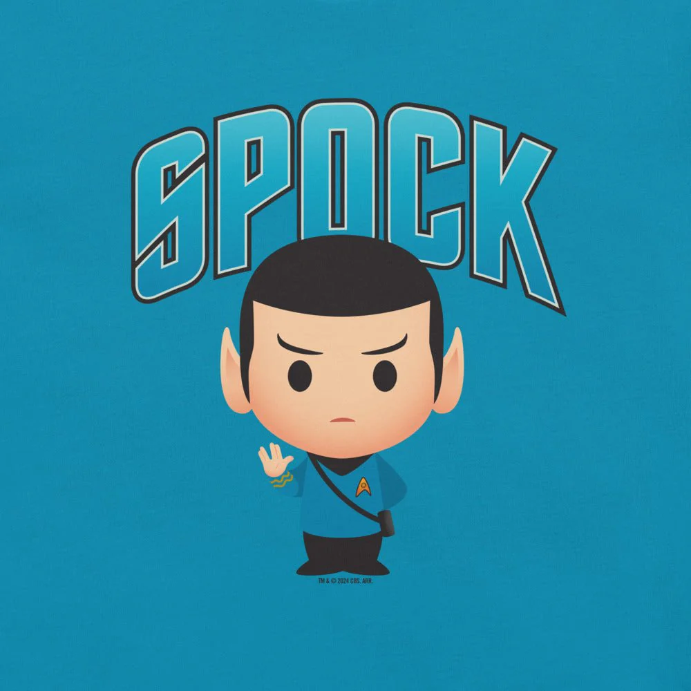Star Trek: The Original Series  Chibi Spock Unisex T-Shirt - Image 2