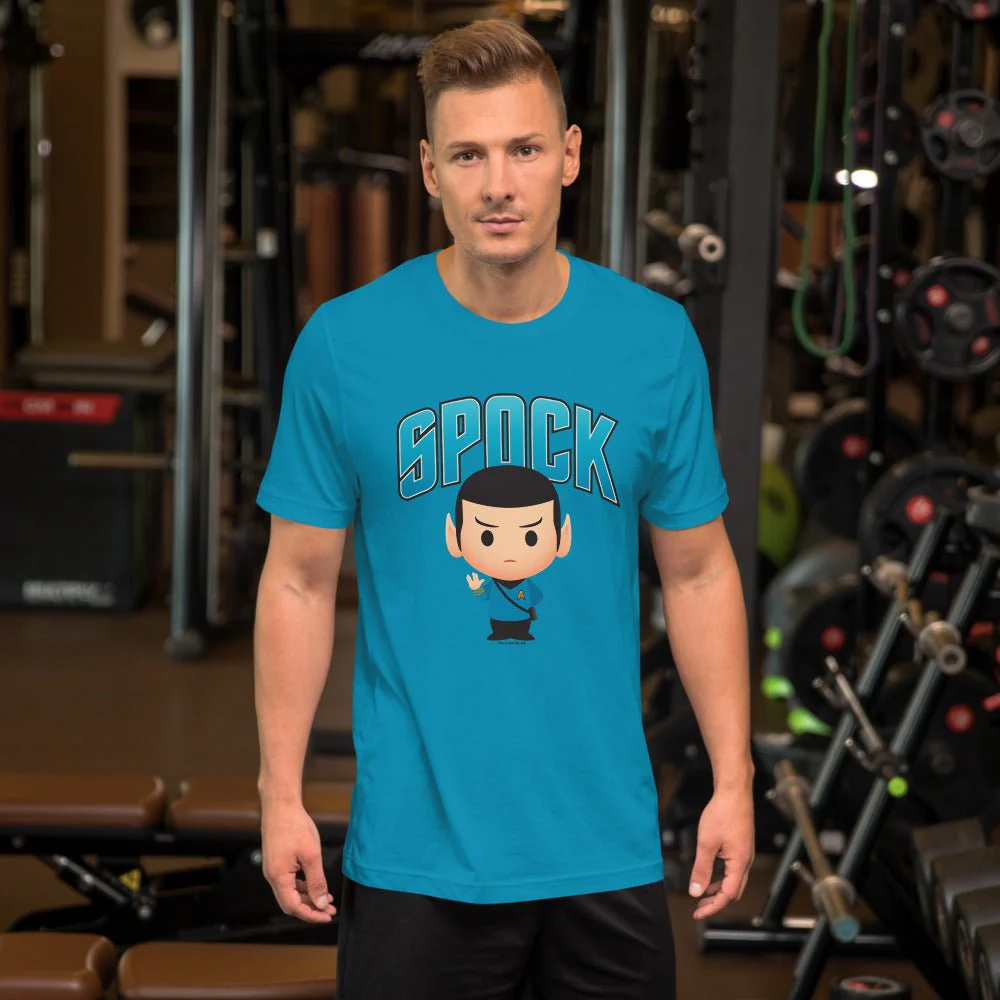 Star Trek: The Original Series  Chibi Spock Unisex T-Shirt - Image 3
