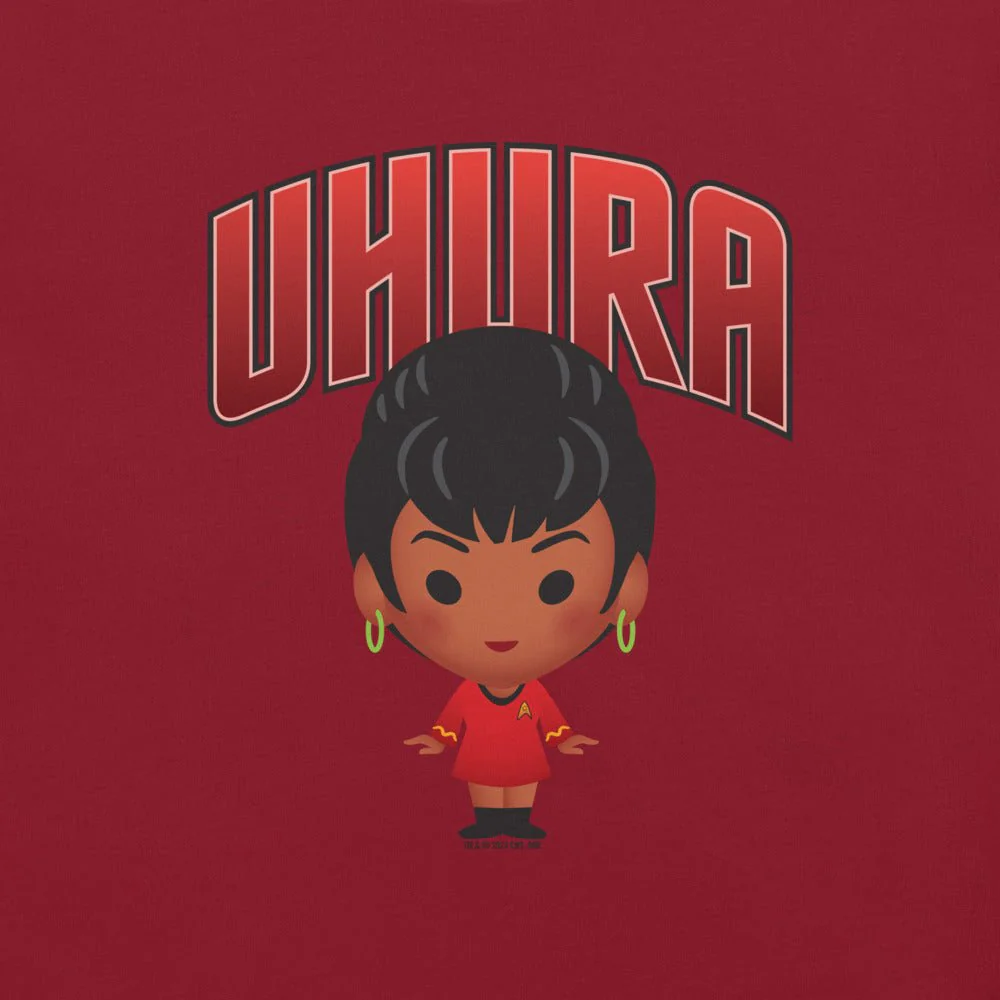 Star Trek: The Original Series Chibi Uhura Unisex T-Shirt - Image 3