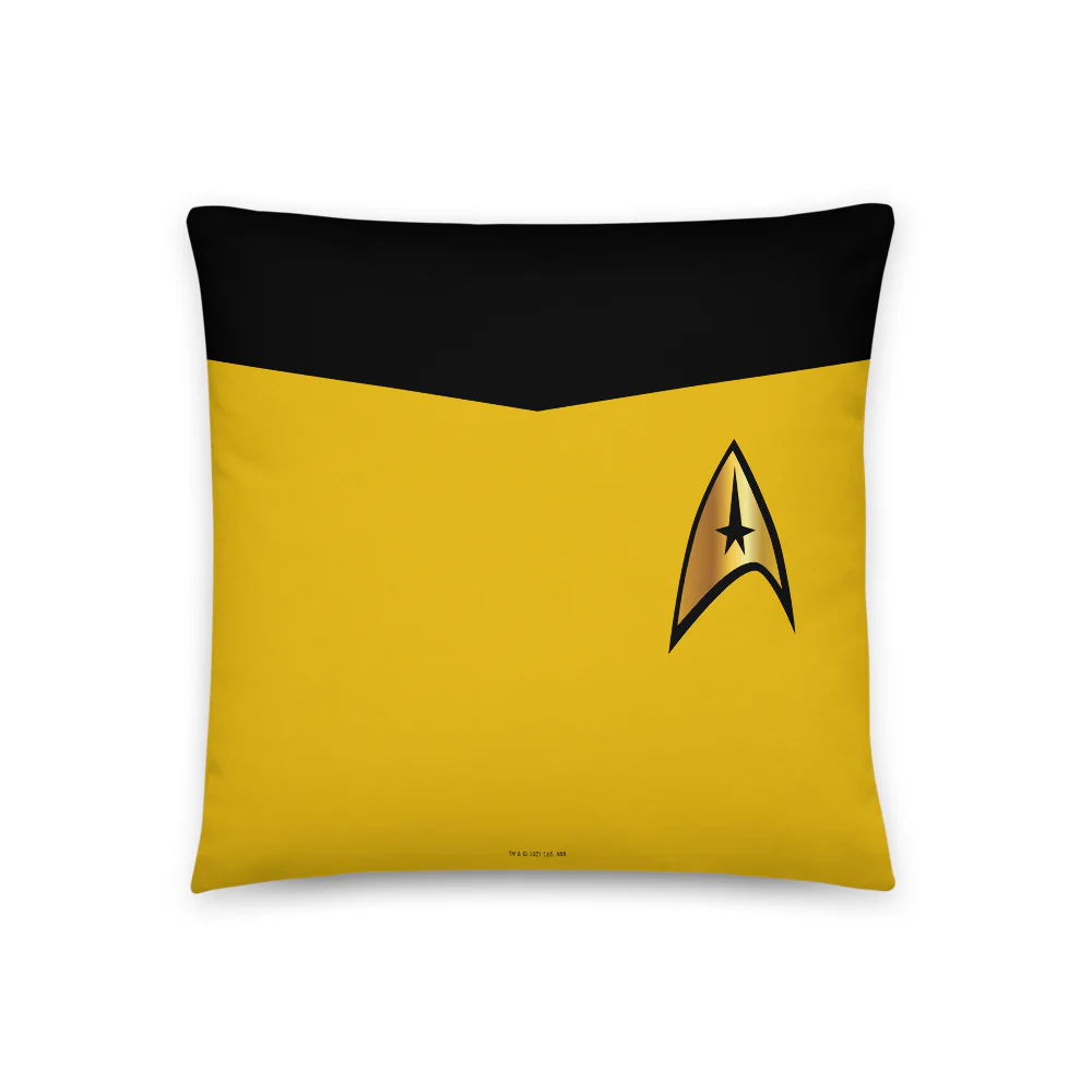 Star Trek: The Original Series Command Uniform Throw Pillow - Image 2