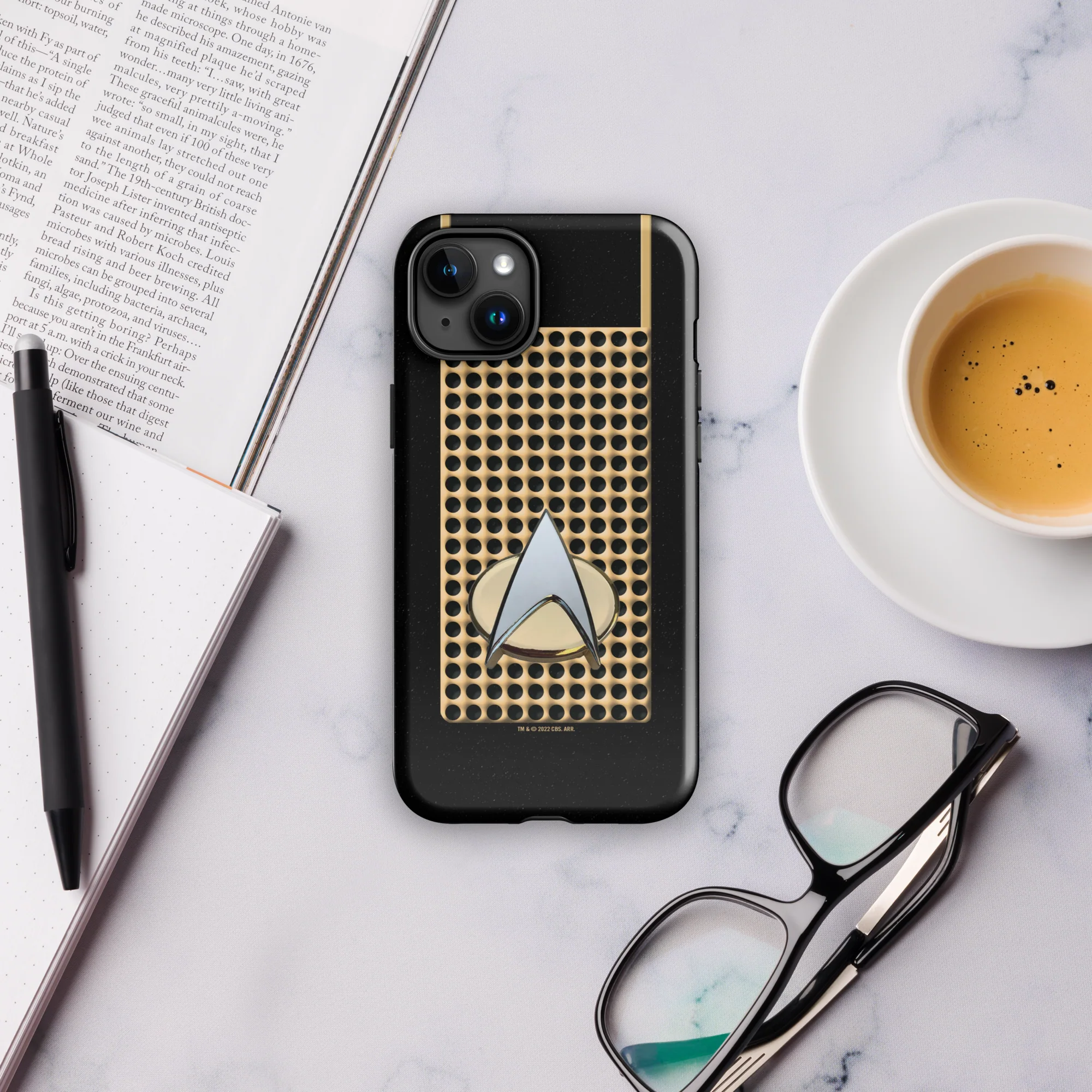 Star Trek: The Next Generation Communicator Delta Large Tough Phone Case - iPhone - Image 13