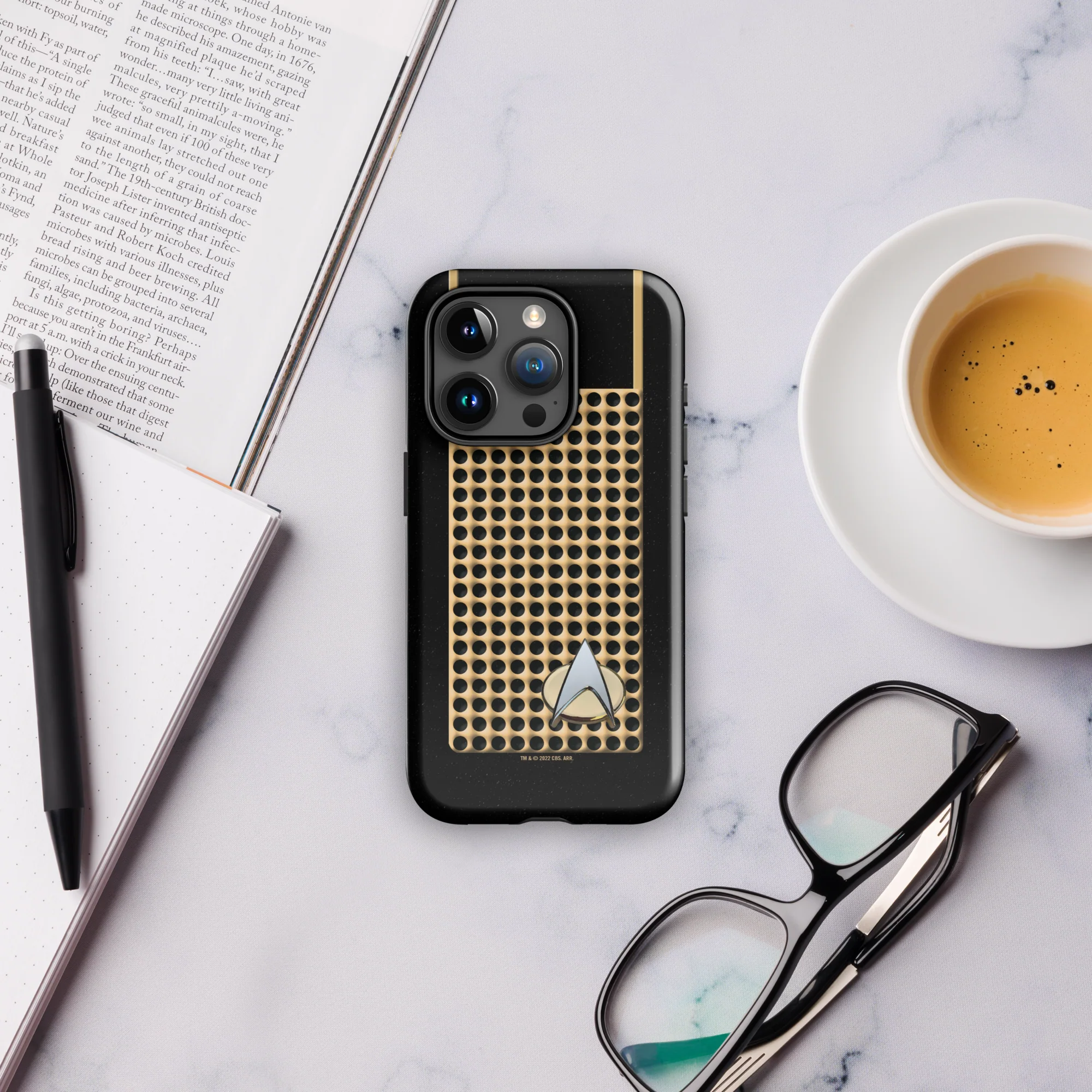 Star Trek: The Original Series Communicator Delta Small Tough Phone Case - iPhone - Image 10