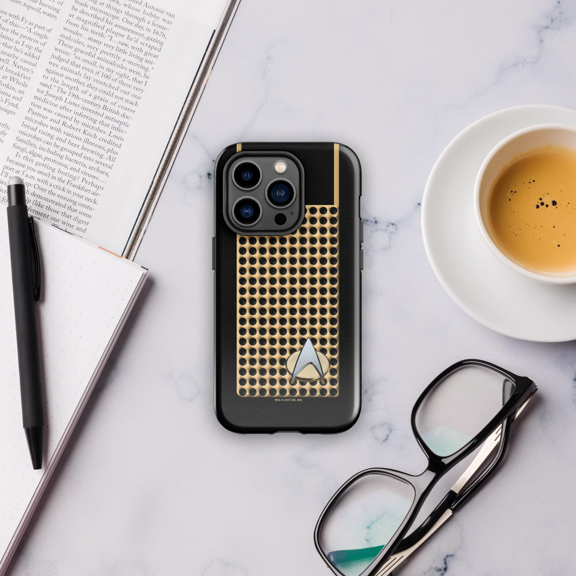 Star Trek: The Original Series Communicator Delta Small Tough Phone Case - iPhone - Image 22
