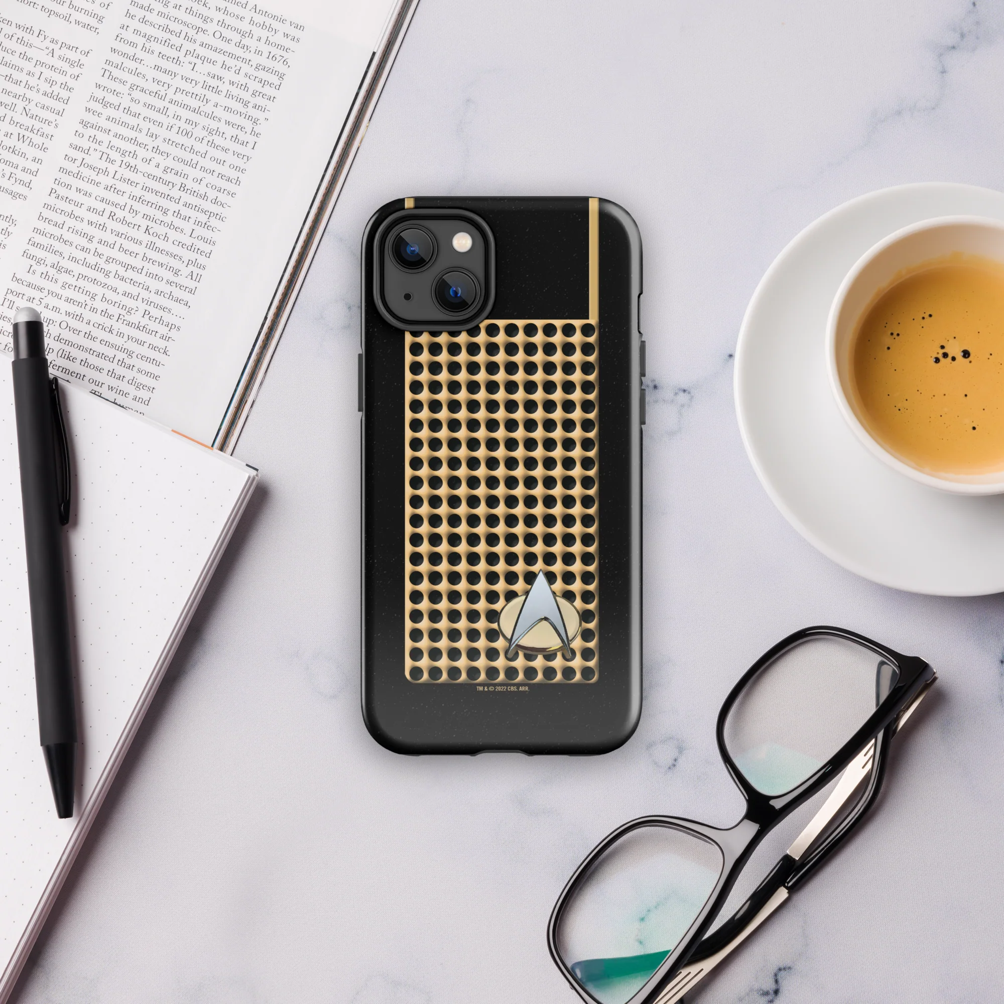 Star Trek: The Original Series Communicator Delta Small Tough Phone Case - iPhone - Image 25