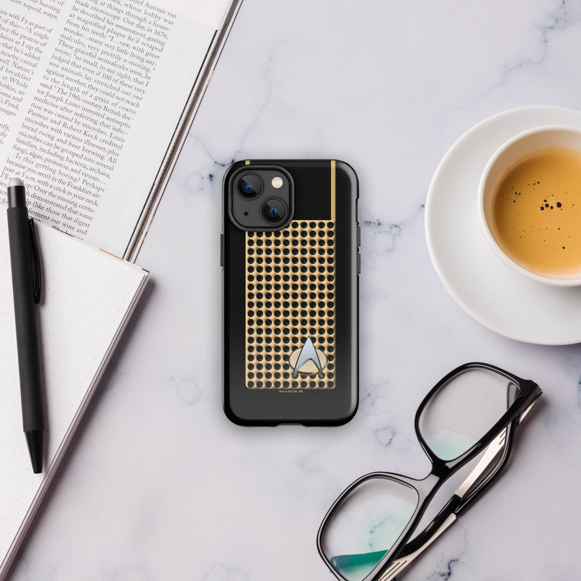 Star Trek: The Original Series Communicator Delta Small Tough Phone Case - iPhone - Image 37