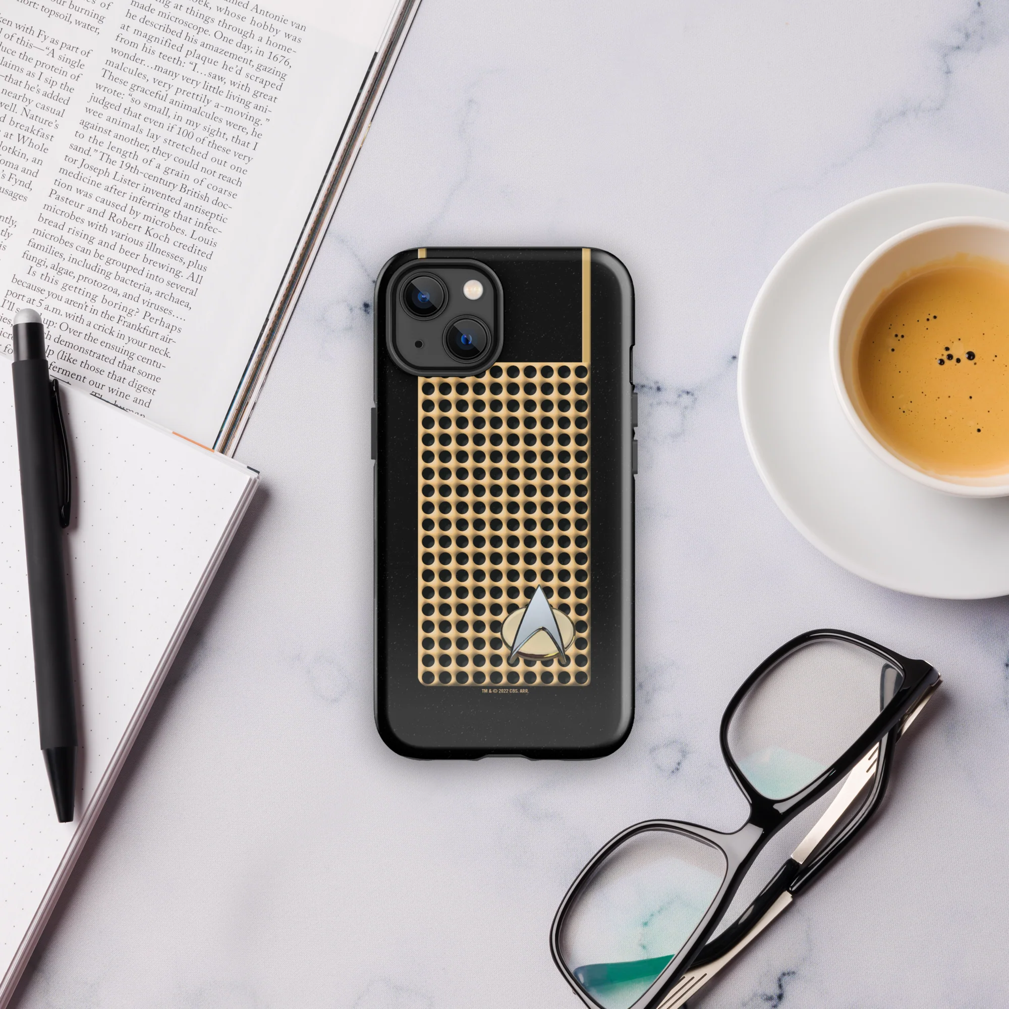 Star Trek: The Original Series Communicator Delta Small Tough Phone Case - iPhone - Image 40