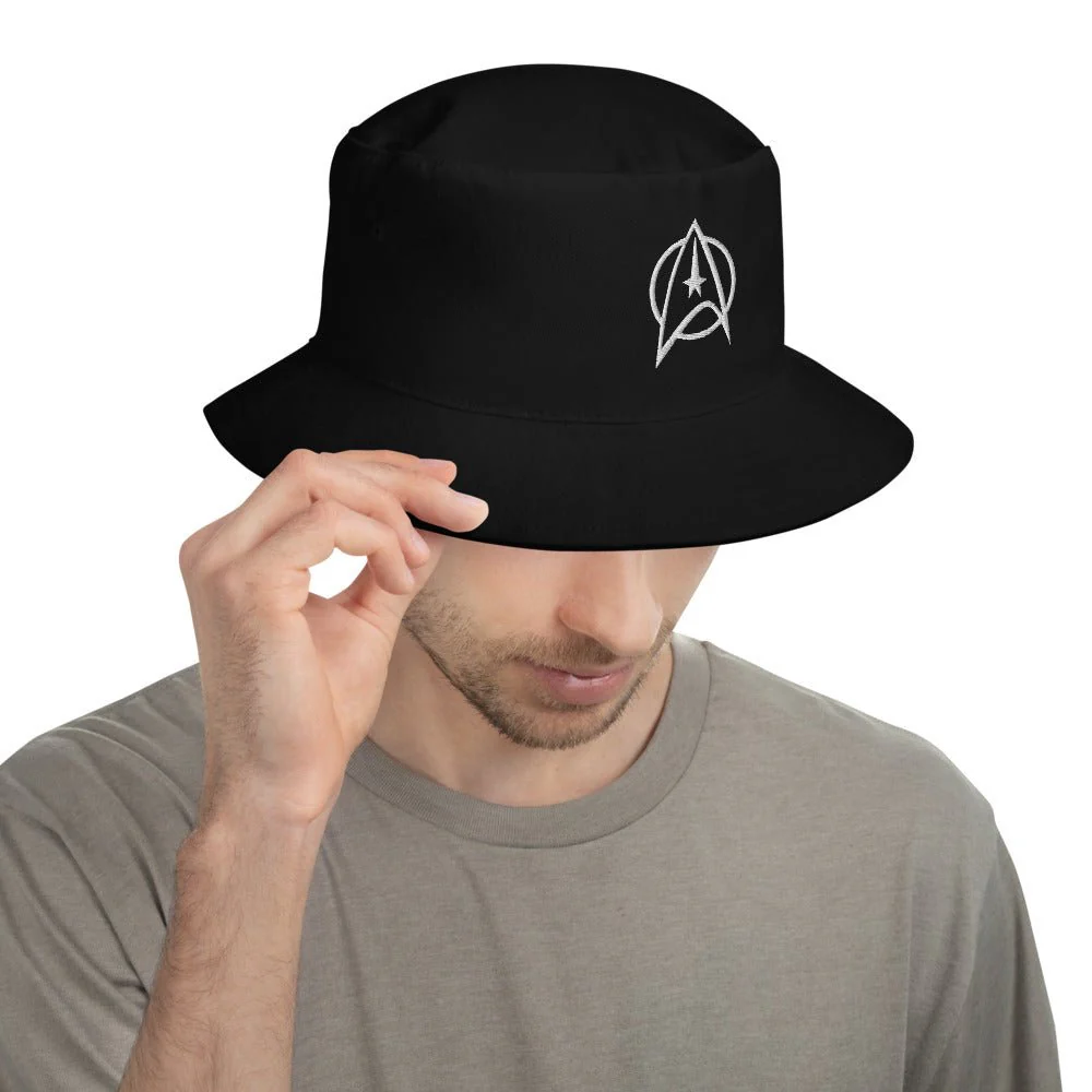 Star Trek: The Original Series Delta Embroidered Adult Flexfit Bucket Hat - Image 3