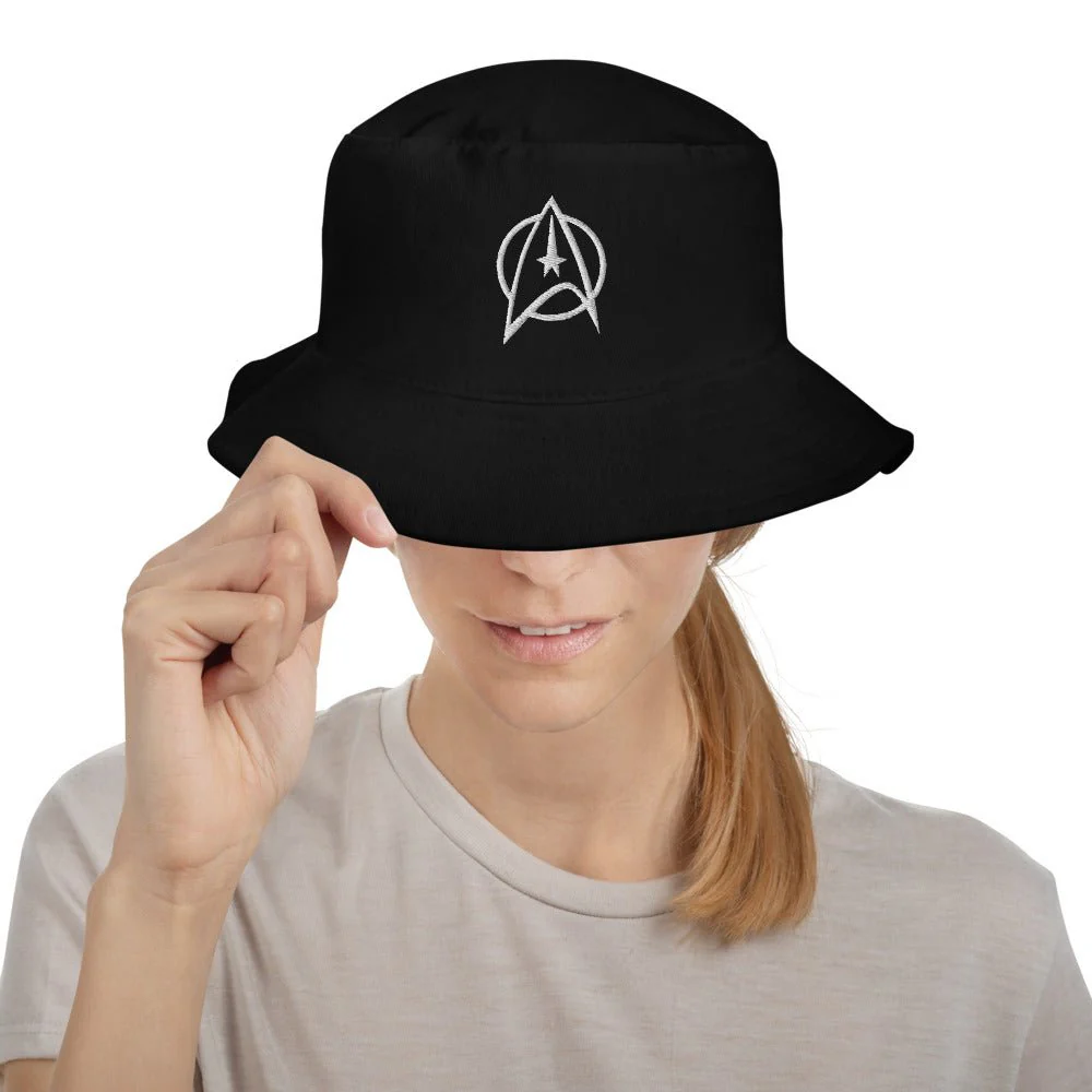 Star Trek: The Original Series Delta Embroidered Adult Flexfit Bucket Hat - Image 4