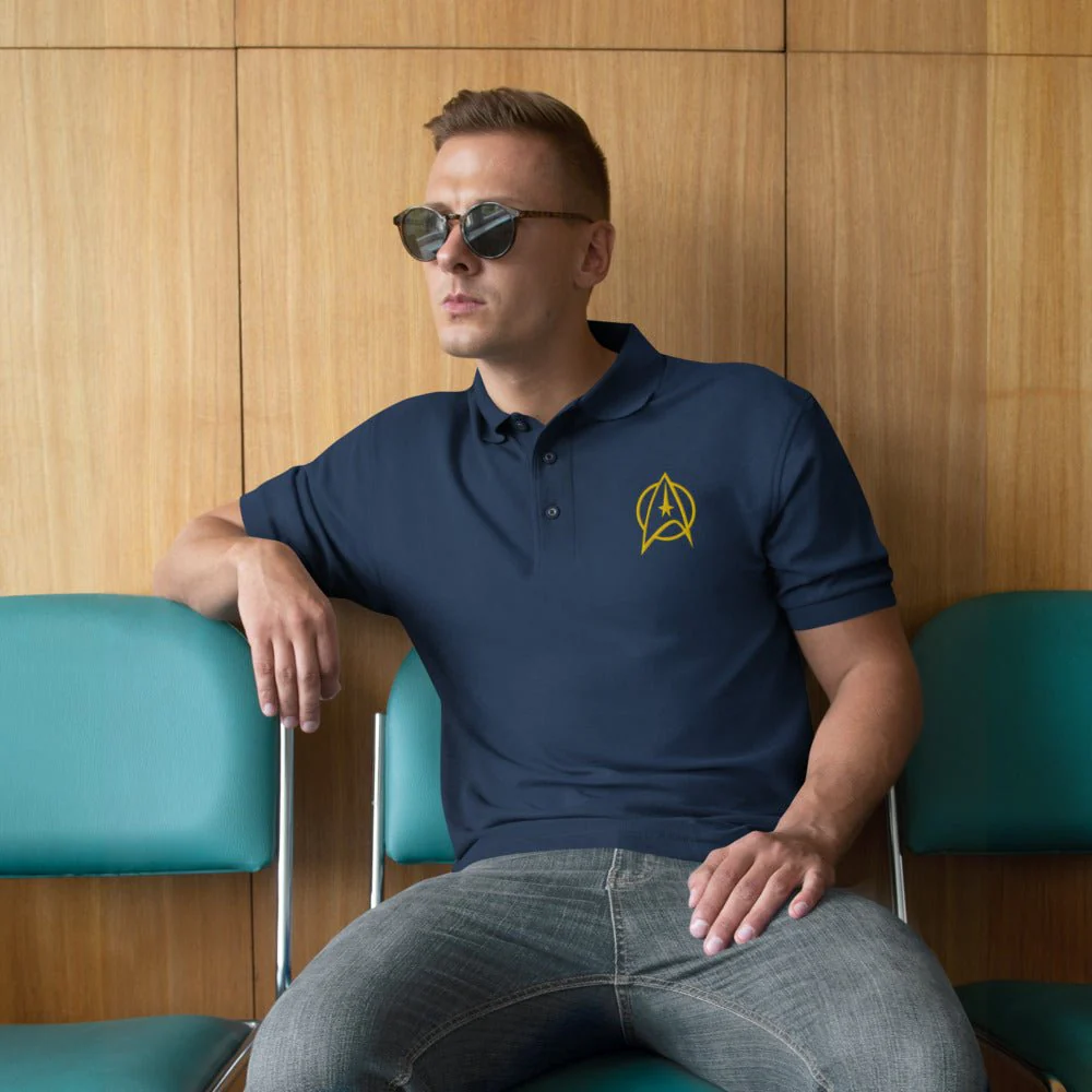 Star Trek: The Original Series Delta Embroidered Polo Shirt - Image 2