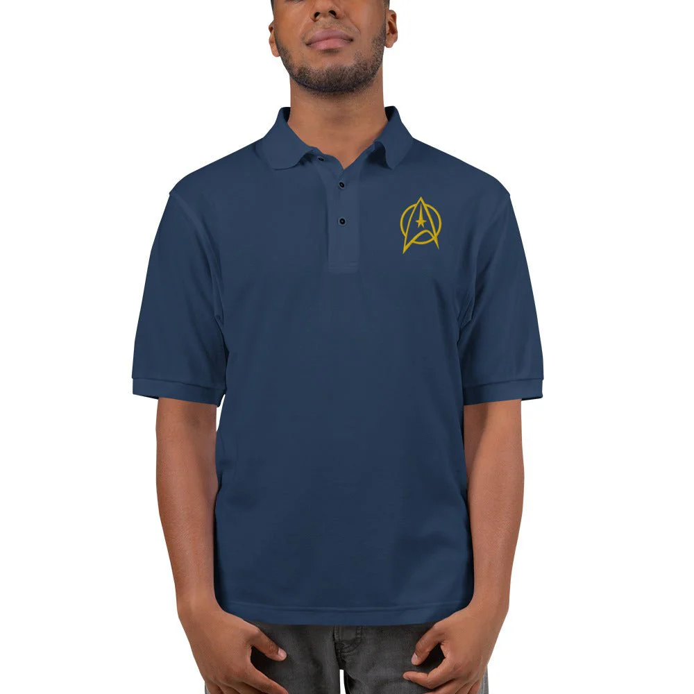 Star Trek: The Original Series Delta Embroidered Polo Shirt - Image 3