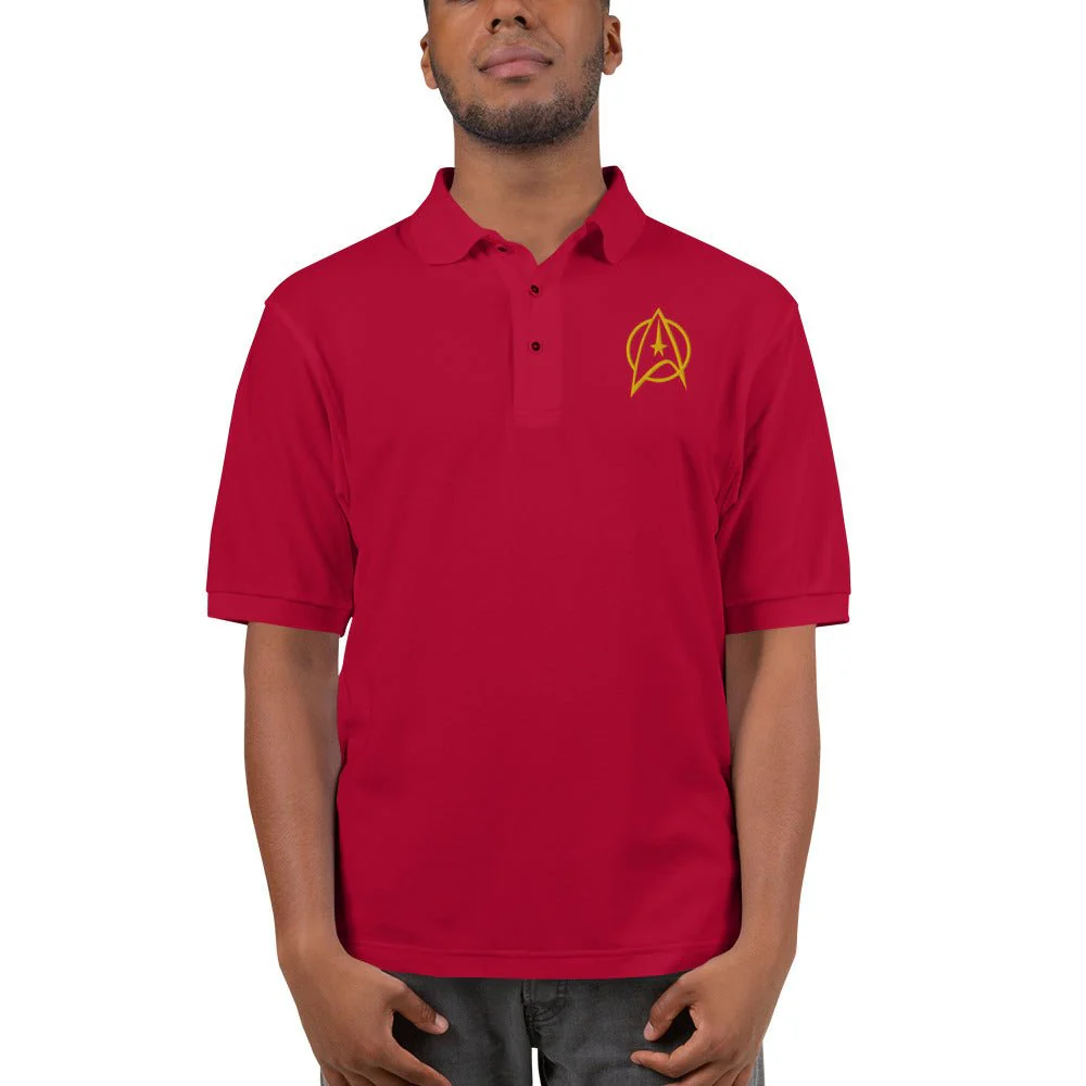 Star Trek: The Original Series Delta Embroidered Polo Shirt - Image 6