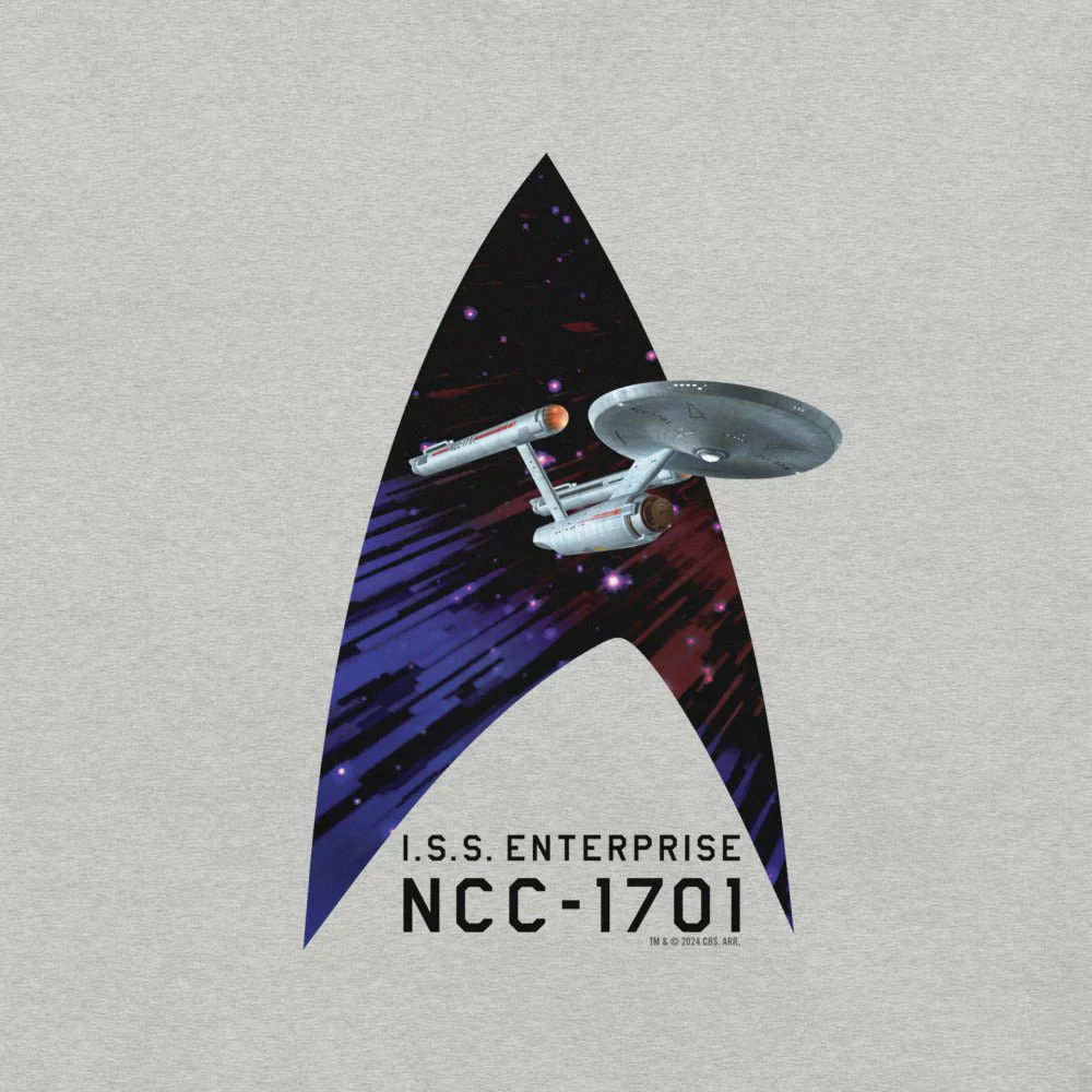 Star Trek: The Original Series Delta Enterprise Unisex T-Shirt - Image 2