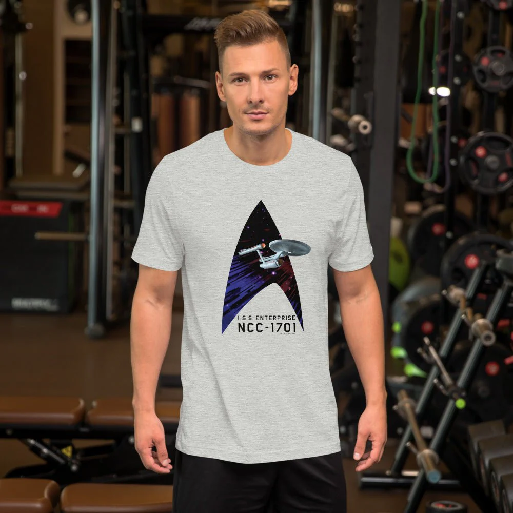 Star Trek: The Original Series Delta Enterprise Unisex T-Shirt - Image 3