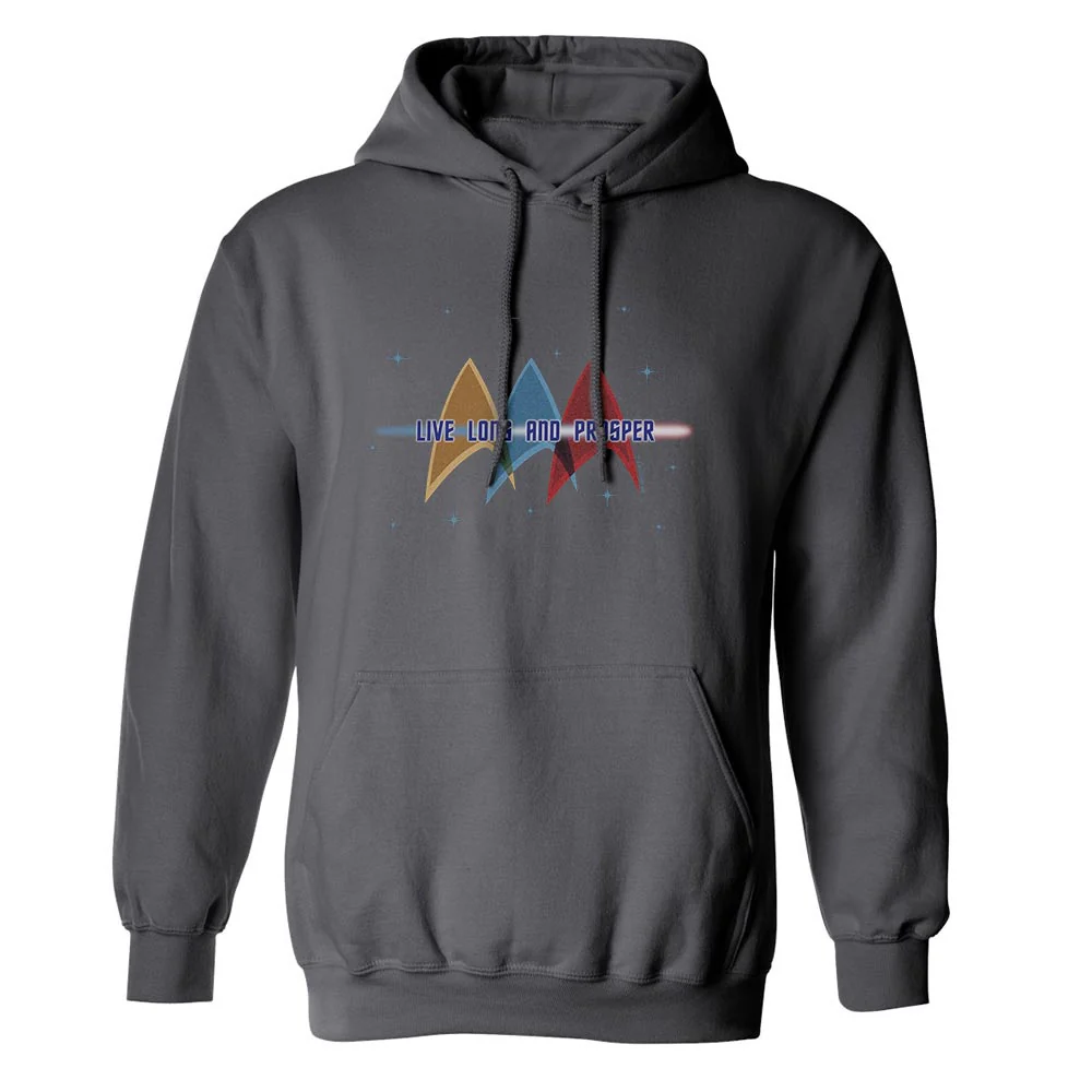 Star Trek: The Original Series Live Long and Prosper Deltas Fleece Hooded Sweatshirt - Image 3
