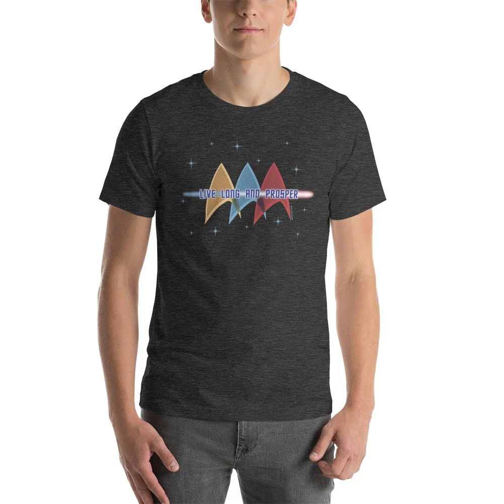Star Trek: The Original Series Live Long & Prosper Deltas Adult Short Sleeve T-Shirt - Image 5