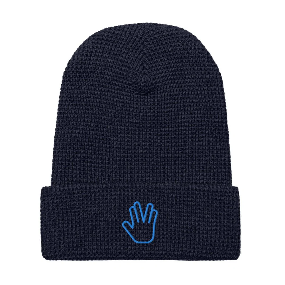 Star Trek: The Original Series Live Long Prosper Embroidered Waffle Beanie - Image 4