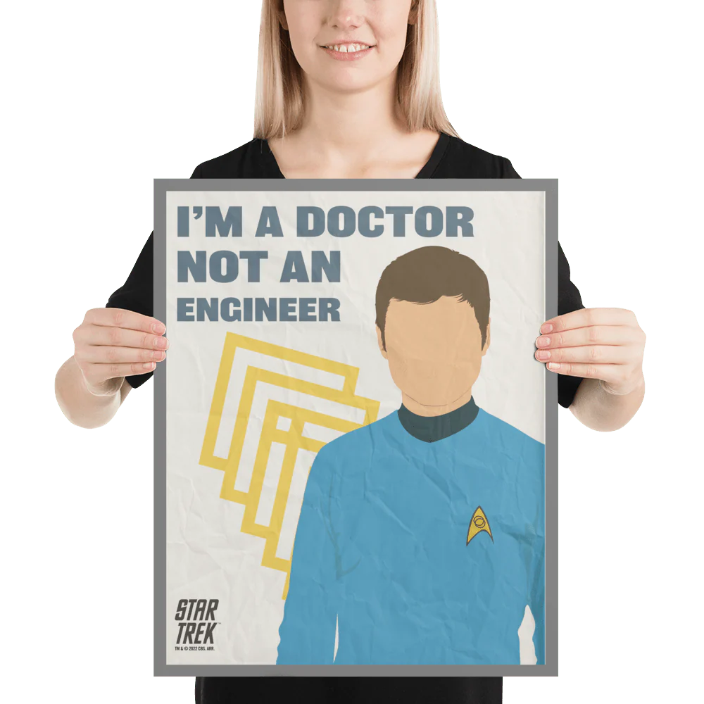 Star Trek: The Original Series McCoy Premium Matte Paper Poster - Image 2