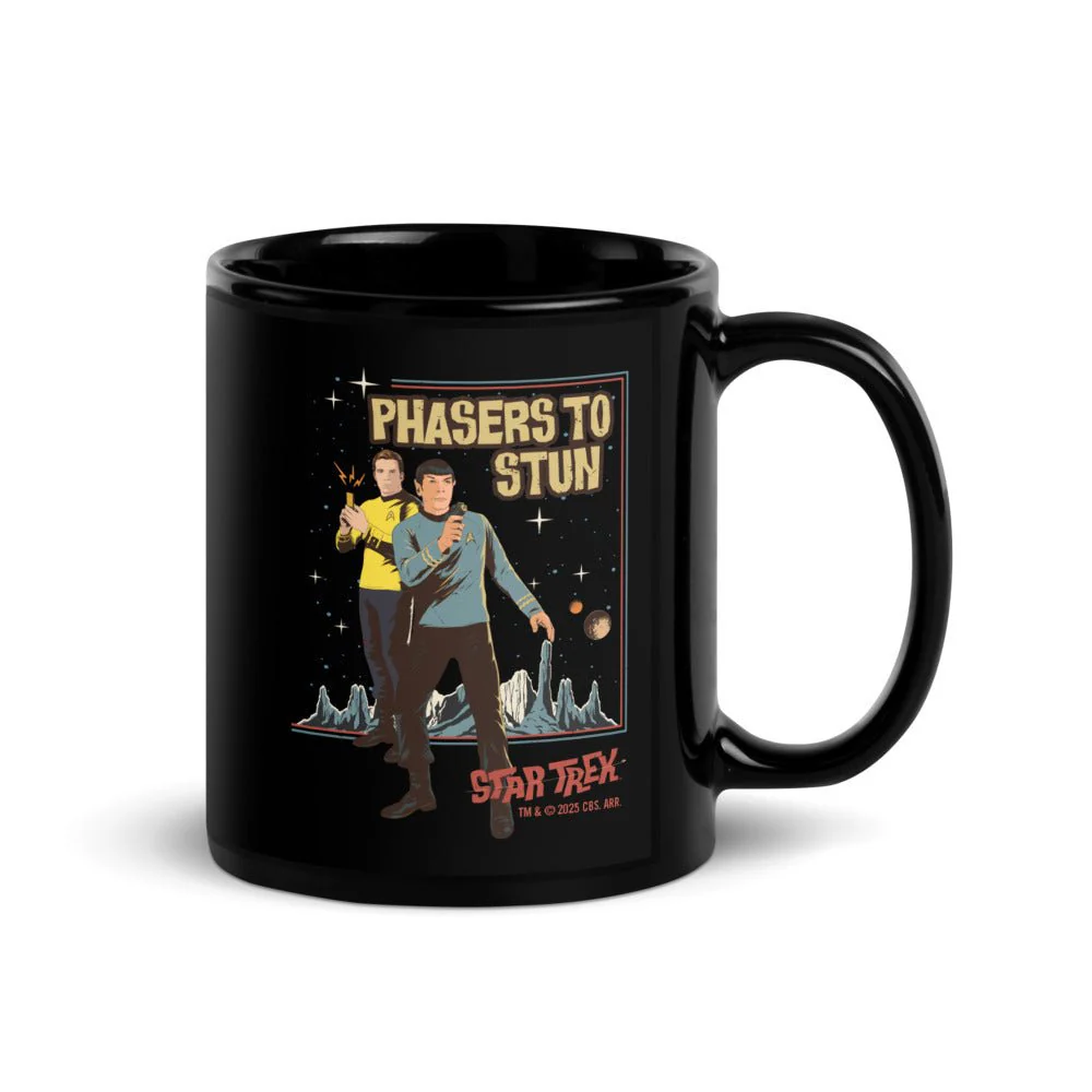 Star Trek: The Original Series Phasers To Stun Black Mug - Image 2