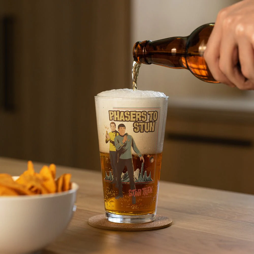 Star Trek: The Original Series Phasers To Stun Shaker Pint Glass - Image 2
