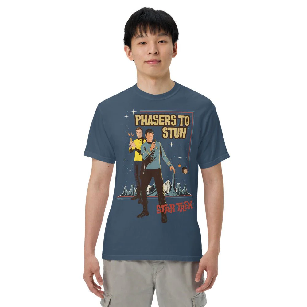 Star Trek: The Original Series Phasers To Stun Unisex Comfort Colors T-Shirt - Image 11