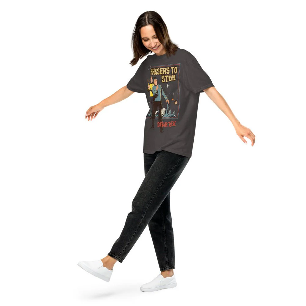 Star Trek: The Original Series Phasers To Stun Unisex Comfort Colors T-Shirt - Image 3