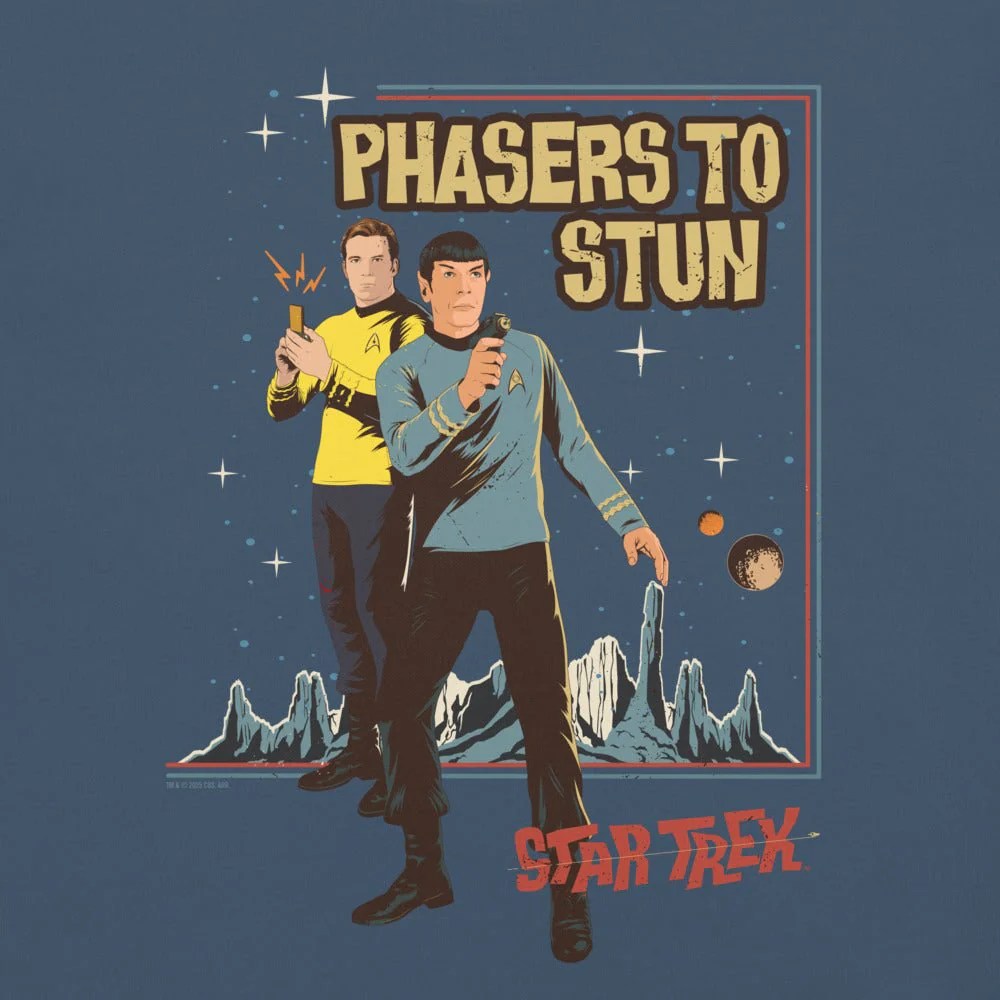 Star Trek: The Original Series Phasers To Stun Unisex Comfort Colors T-Shirt - Image 9
