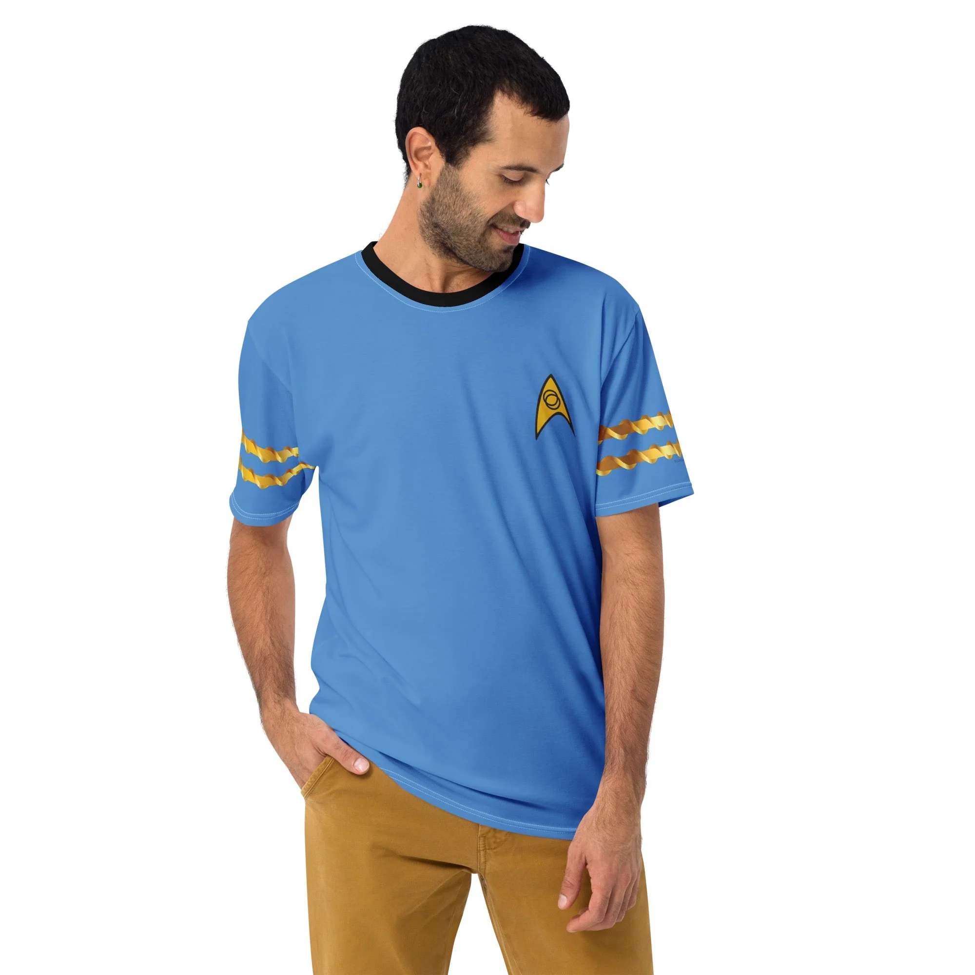 Star Trek: The Original Series Science Uniform T-Shirt - Image 2