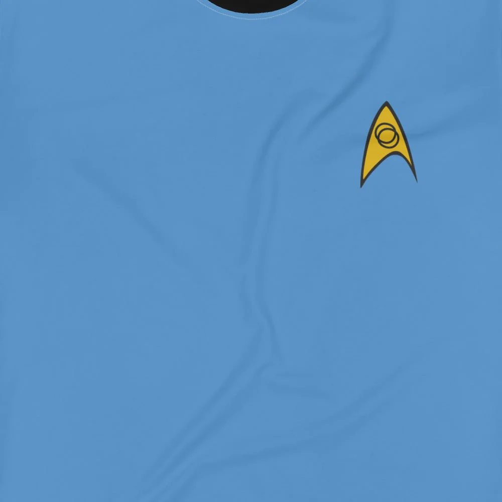 Star Trek: The Original Series Science Uniform T-Shirt - Image 3