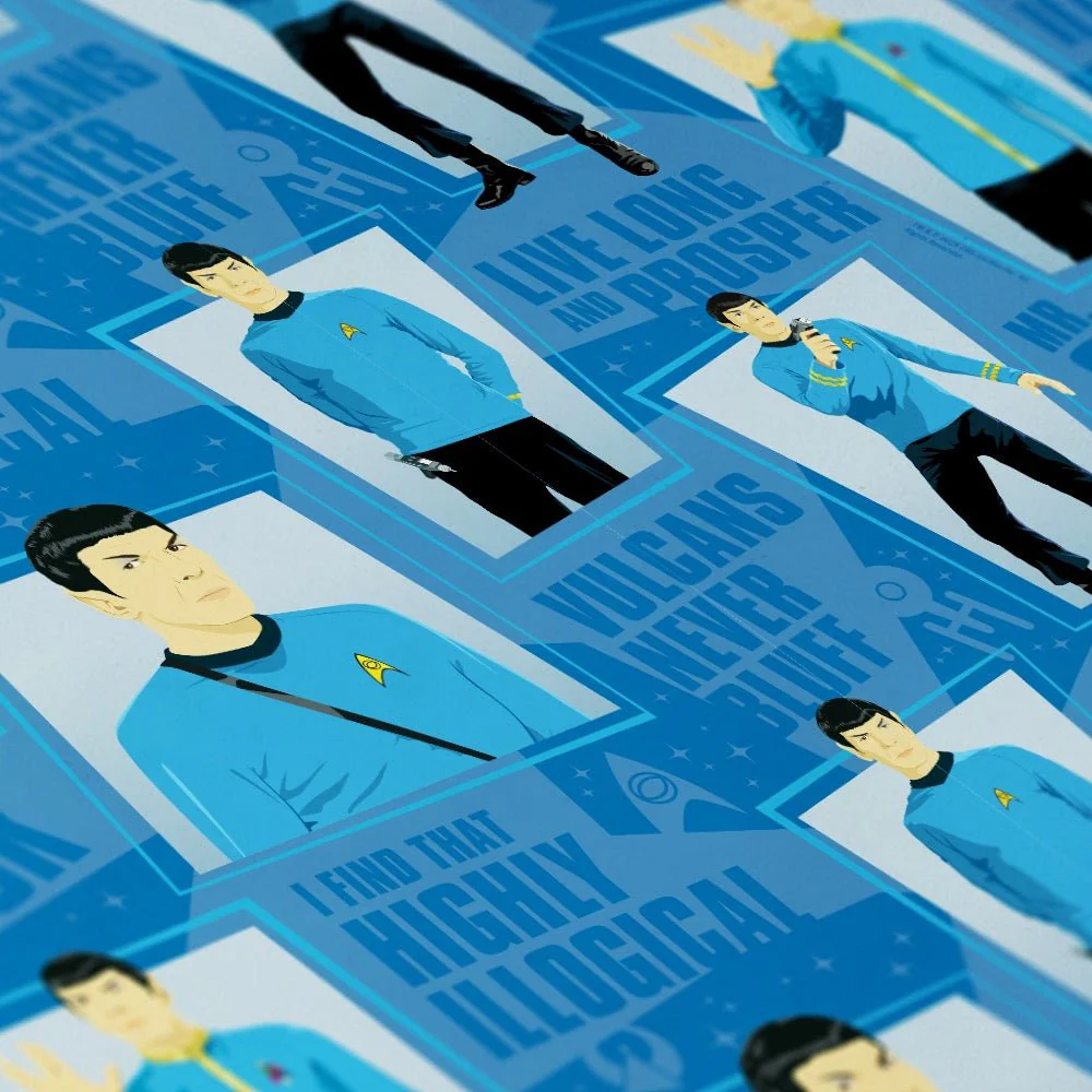 Star Trek: The Original Series Spock Gift Wrap - Image 2