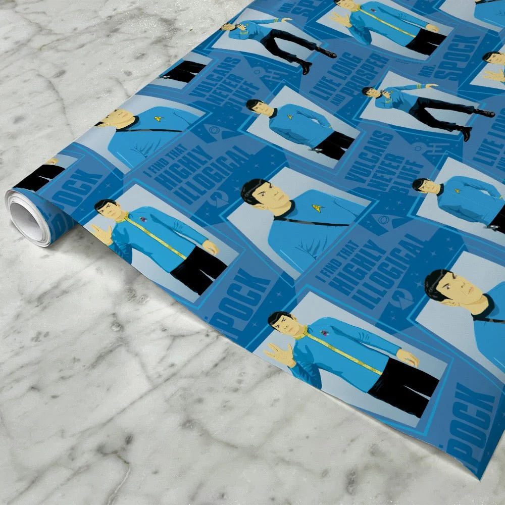 Star Trek: The Original Series Spock Gift Wrap - Image 3