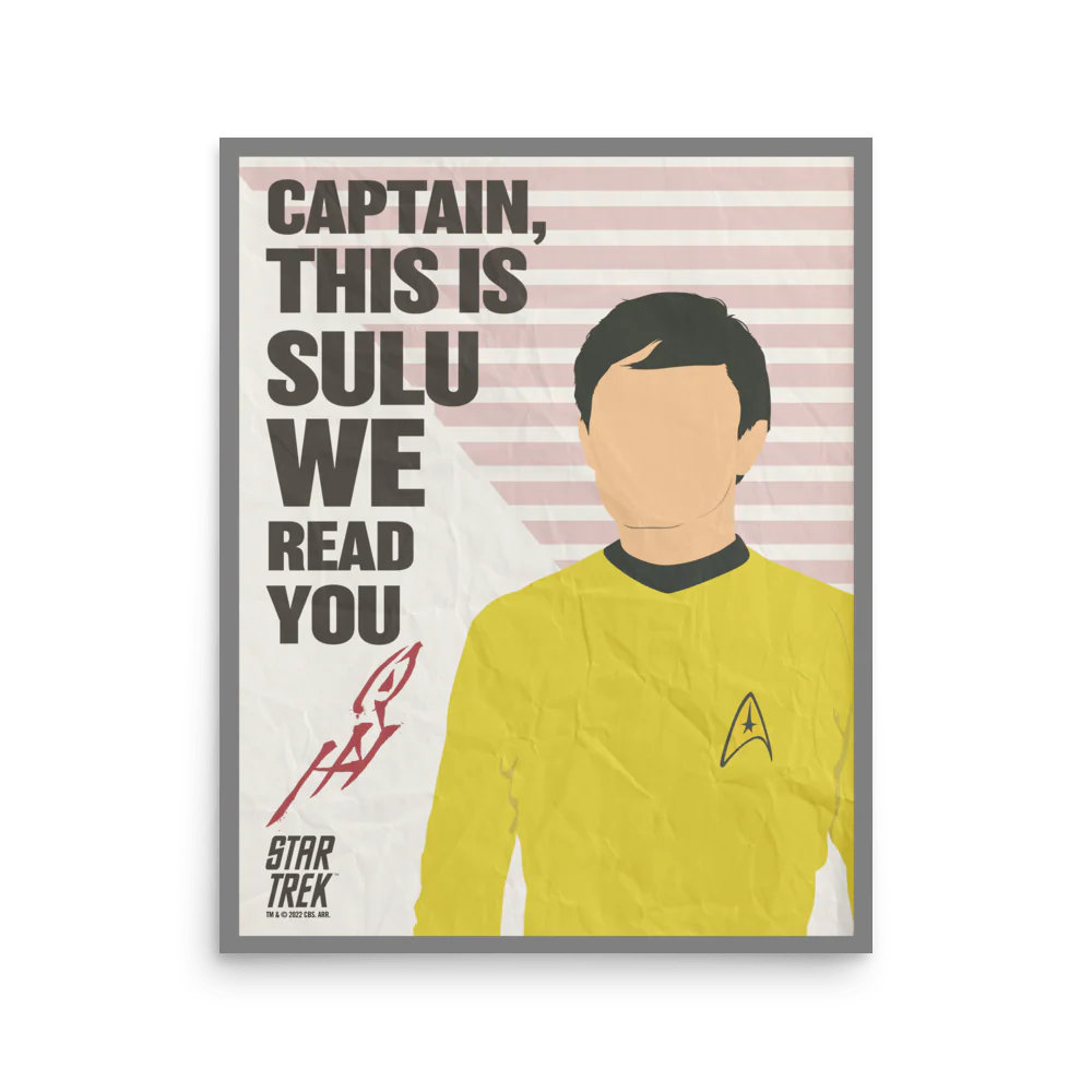 Star Trek: The Original Series Sulu Premium Matte Paper Poster