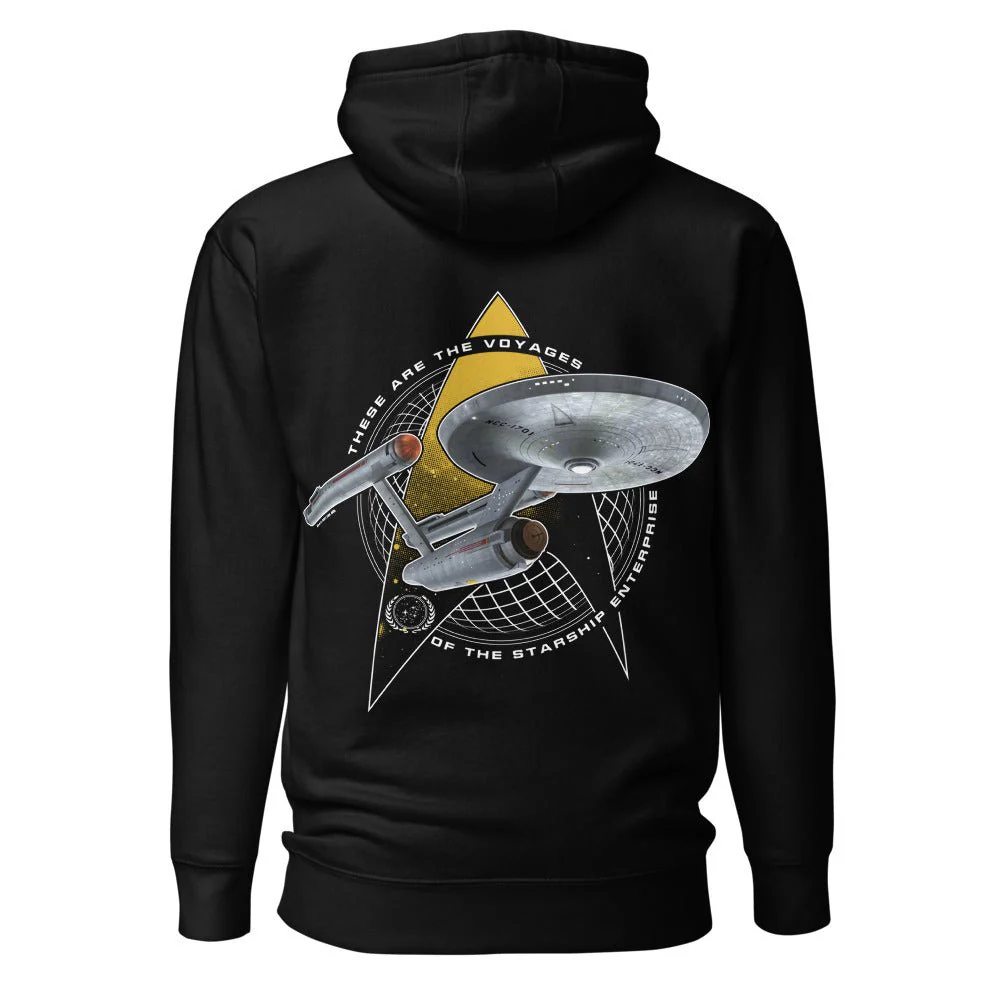 Star Trek: The Original Series These Are The Voyages Unisex Hoodie - Image 4