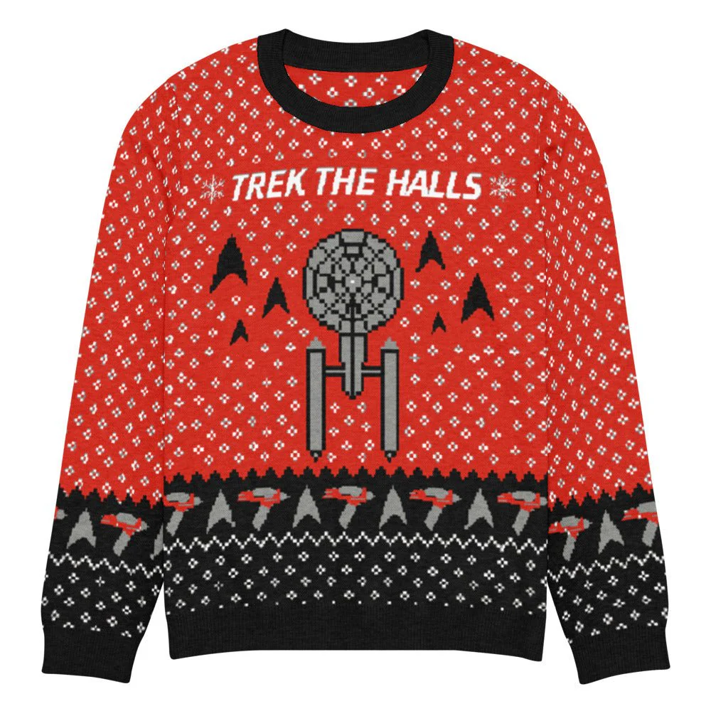 Star Trek Trek The Halls Unisex Knit Sweater