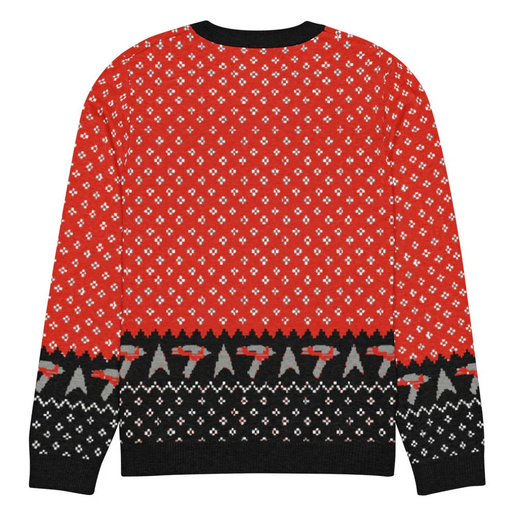 Star Trek Trek The Halls Unisex Knit Sweater - Image 2