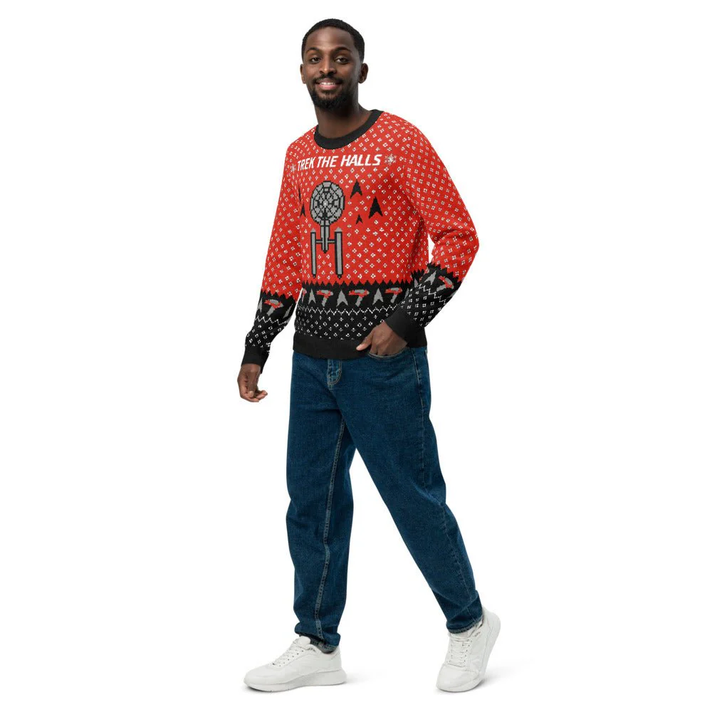 Star Trek Trek The Halls Unisex Knit Sweater - Image 3