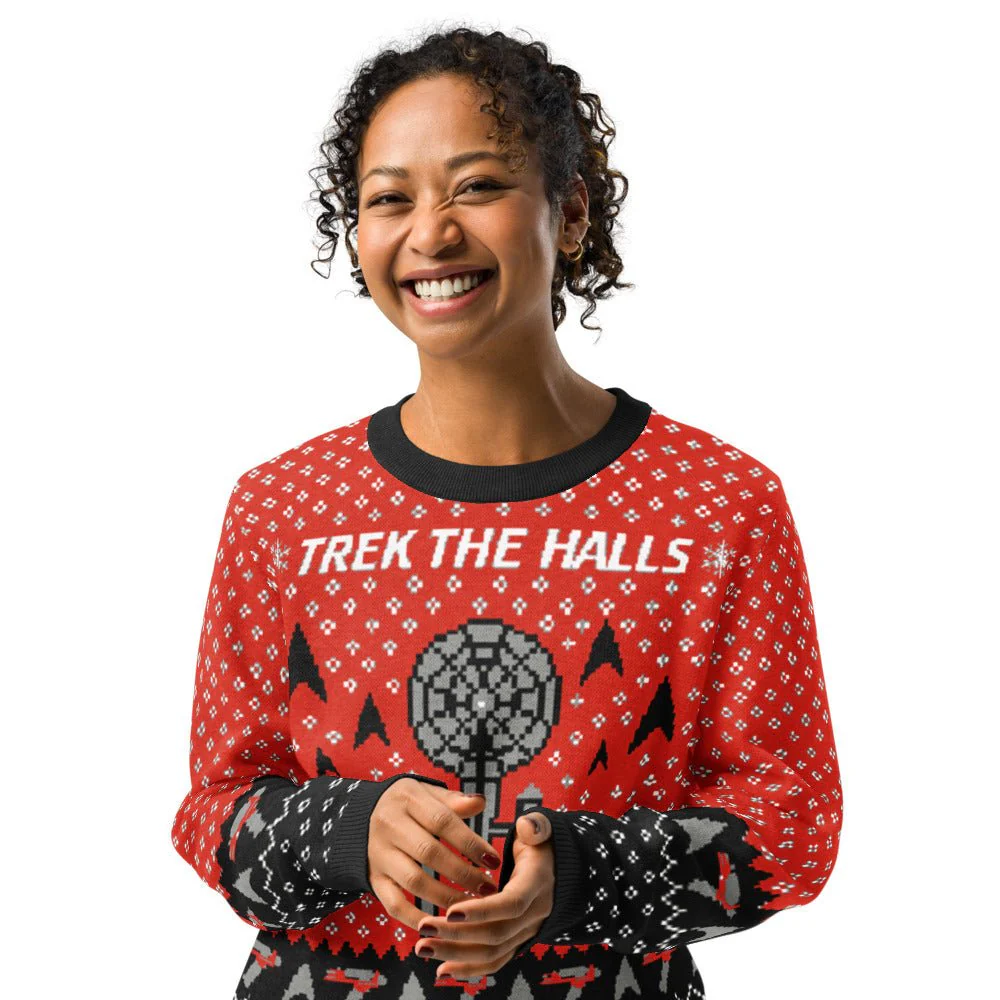 Star Trek Trek The Halls Unisex Knit Sweater - Image 6
