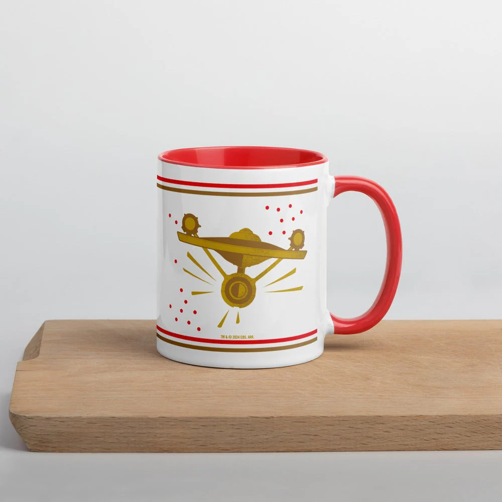 Star Trek Trek The Halls Two-Tone Mug - Image 4