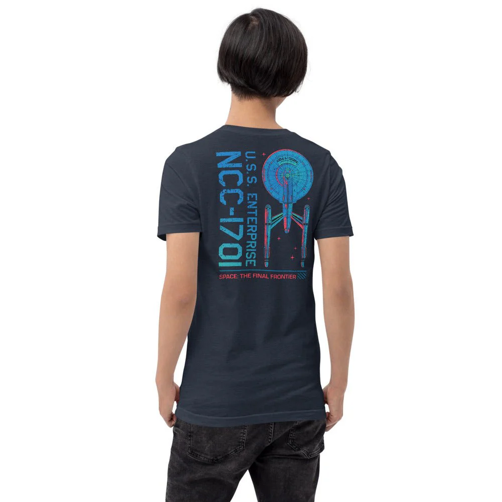 Star Trek U.S.S Enterprise T-Shirt The Final Frontier - Image 3