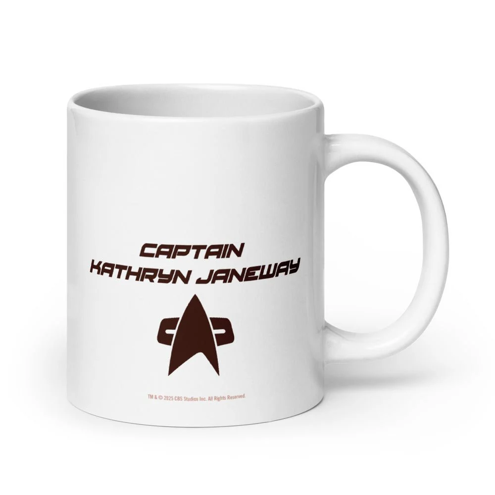 Star Trek: Voyager Janeway Coffee Black Mug - Image 14
