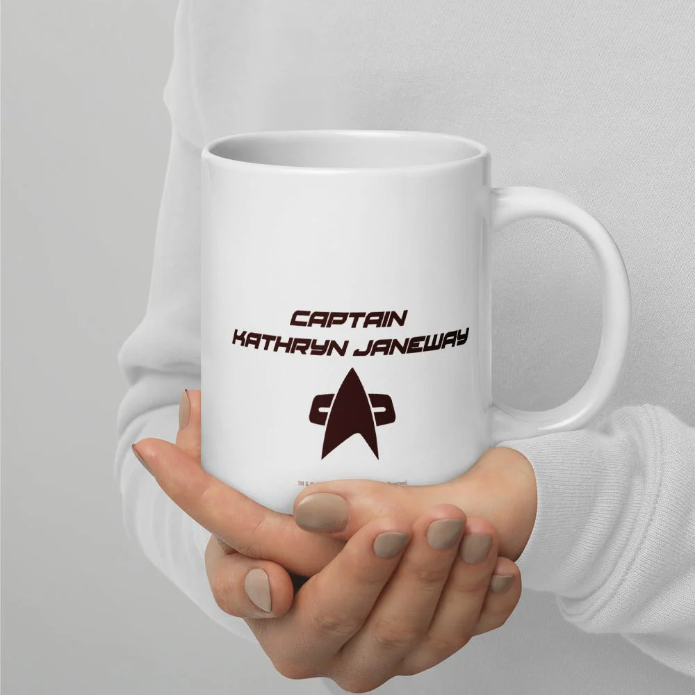 Star Trek: Voyager Janeway Coffee Black Mug - Image 16