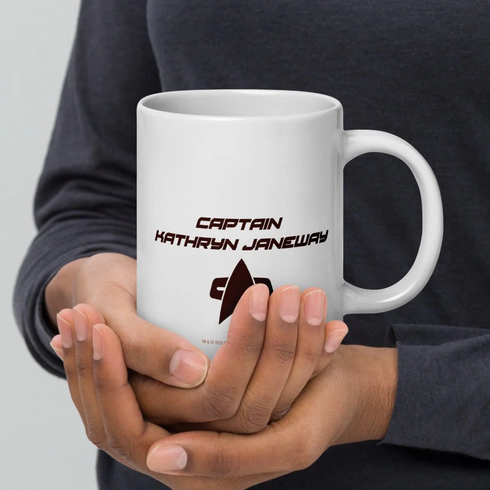 Star Trek: Voyager Janeway Coffee Black Mug - Image 18