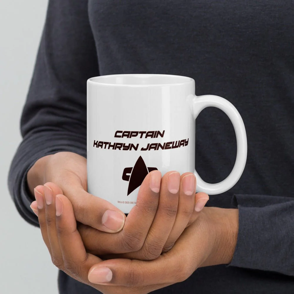 Star Trek: Voyager Janeway Coffee Black Mug - Image 6