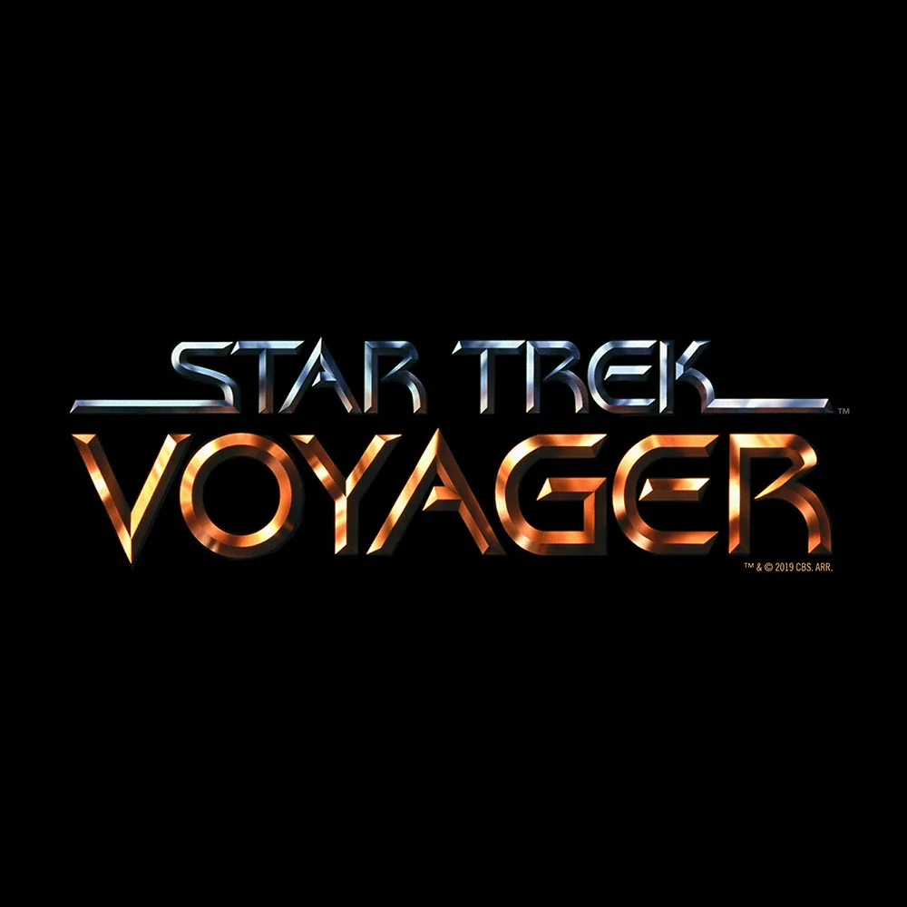 Star Trek: Voyager Logo Adult Short Sleeve T-Shirt - Image 2