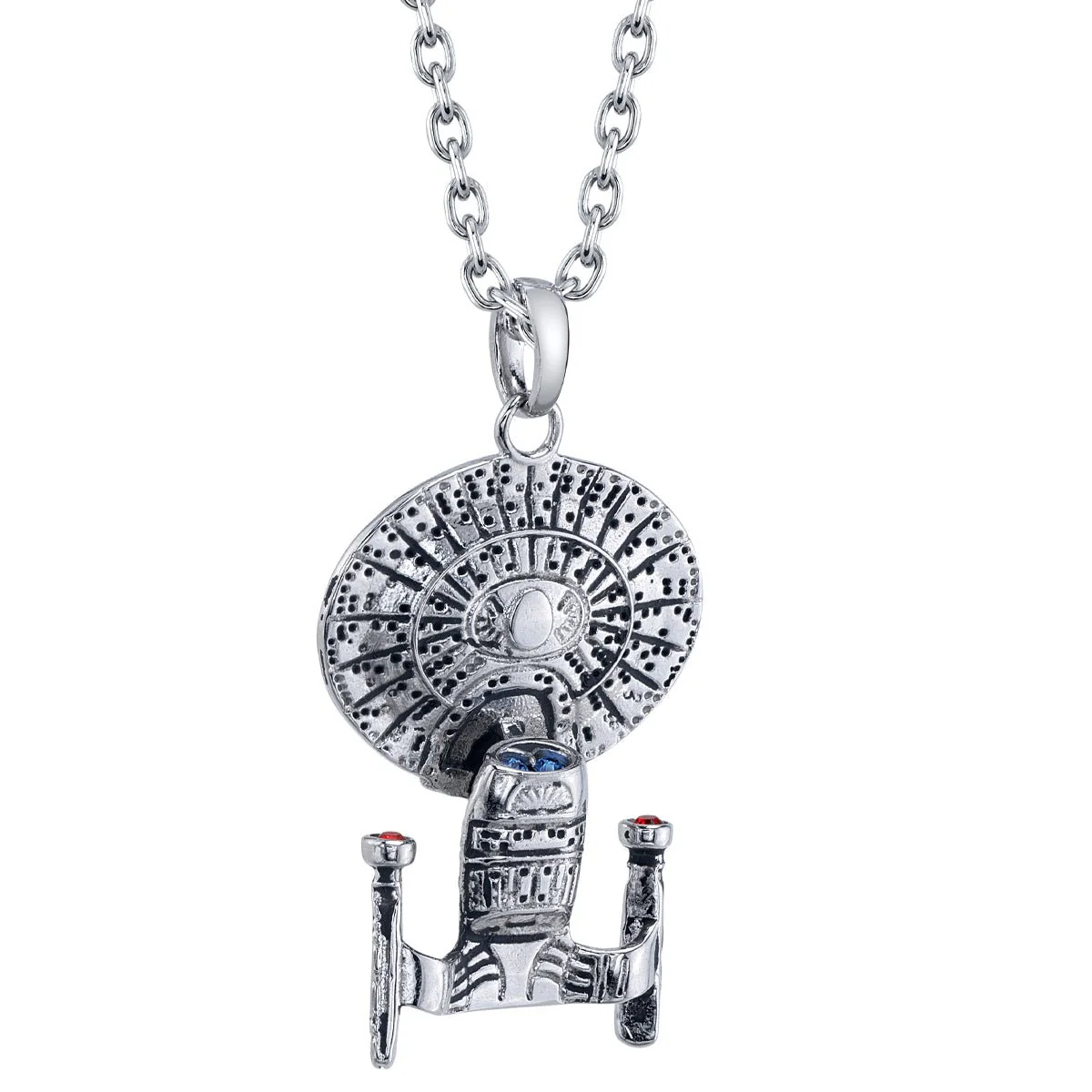Star Trek x RockLove USS Enterprise-D Starship Necklace - Image 3