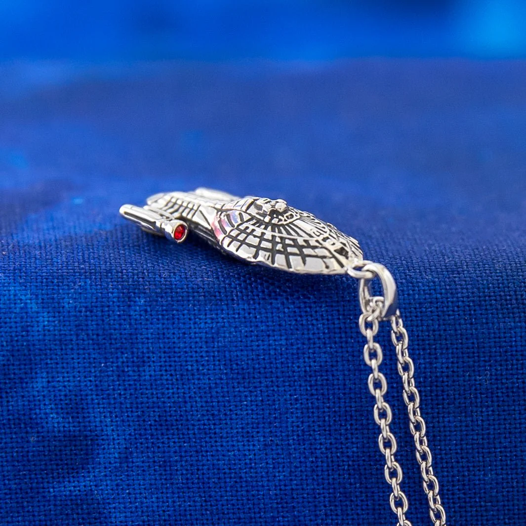 Star Trek x RockLove USS Voyager Starship Necklace - Image 5