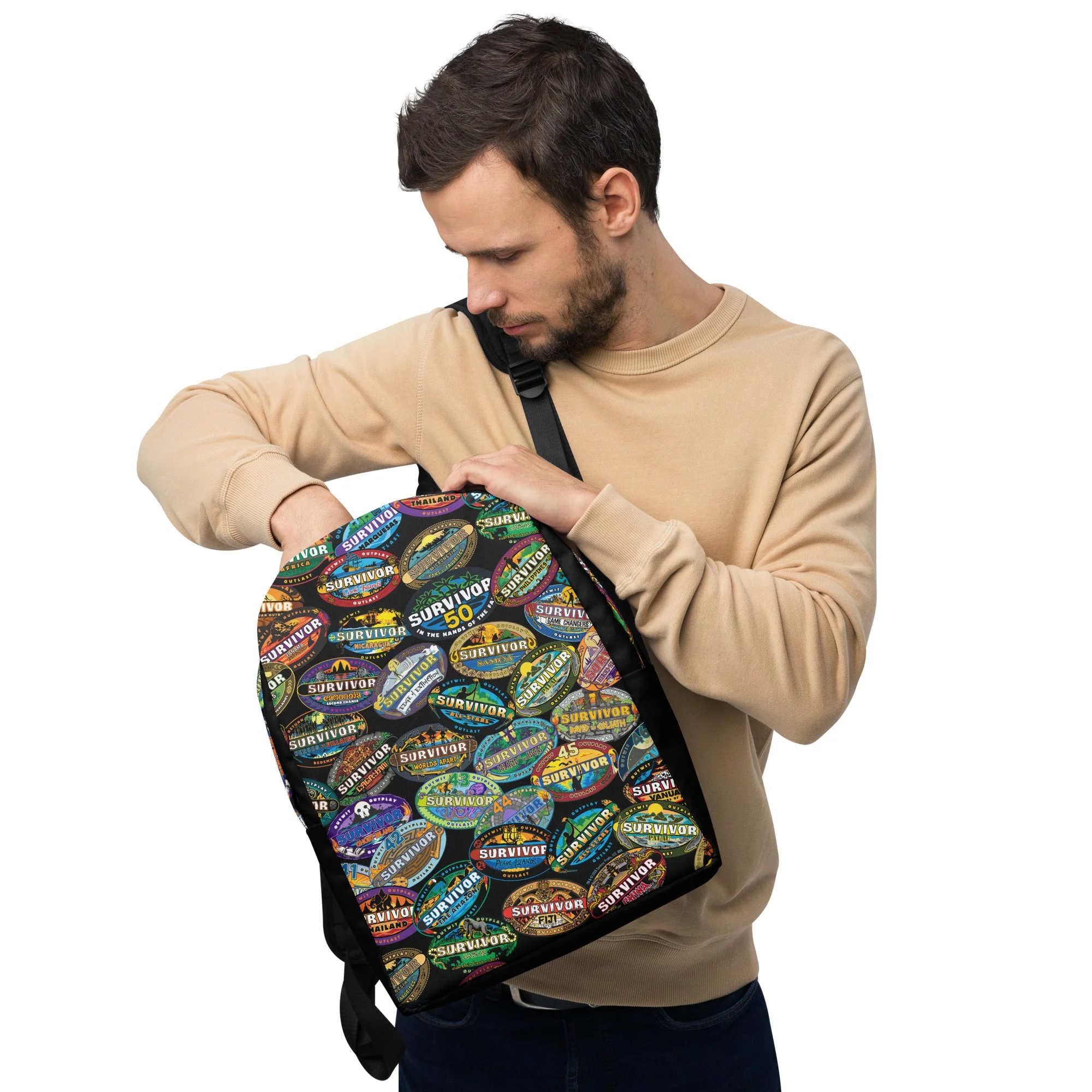 Survivor Backpack 50 Seasons Logos - Image 3
